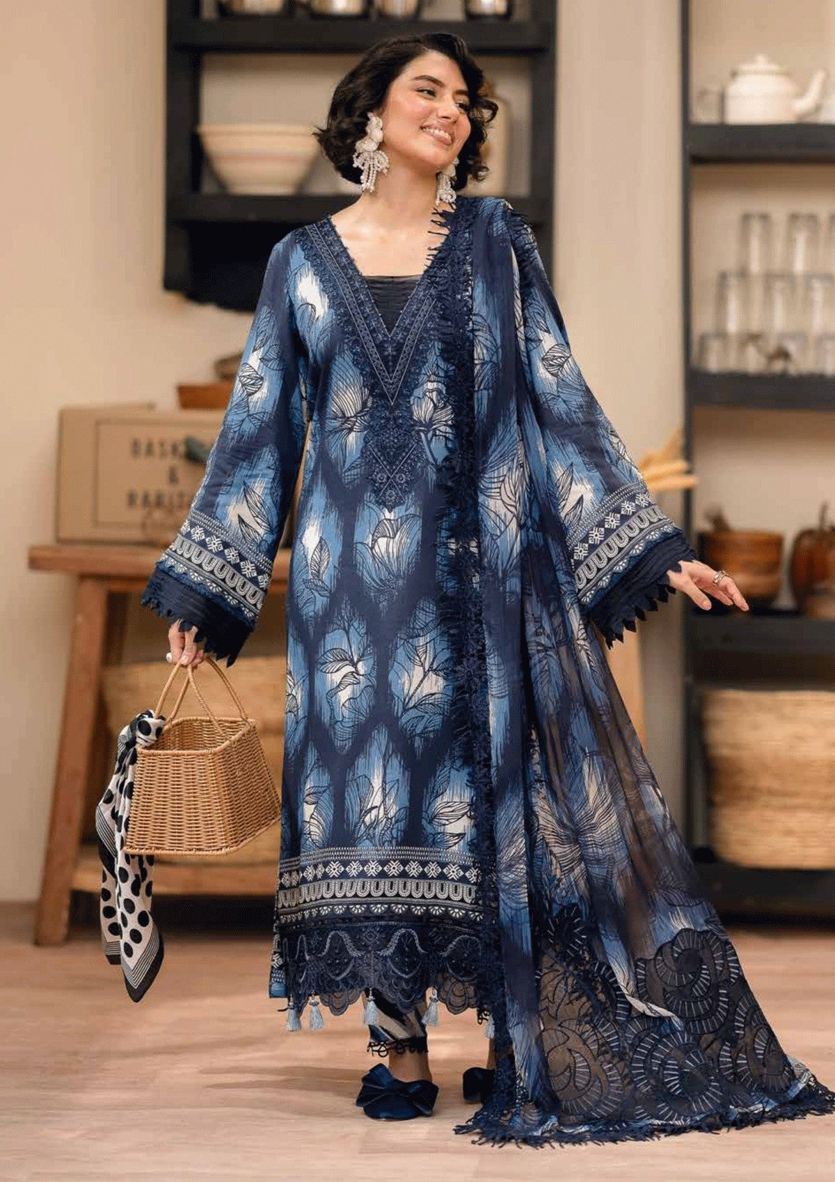 Winter Collection - Nureh - Glam Girl - Viscose Crepe - GL24#21 - Official Nureh - Agha Fabrics UK