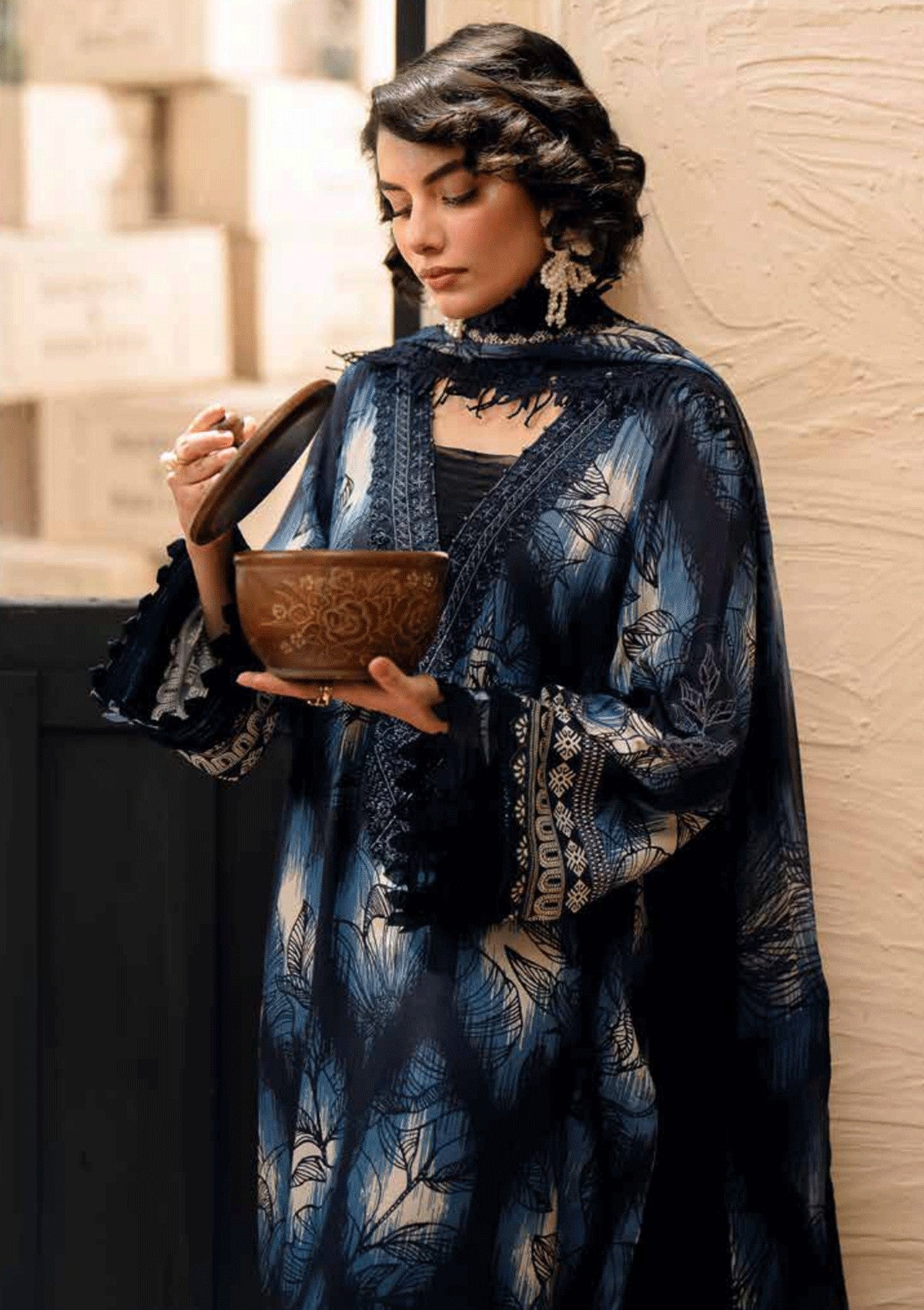 Winter Collection - Nureh - Glam Girl - Viscose Crepe - GL24#21 - Official Nureh - Agha Fabrics UK