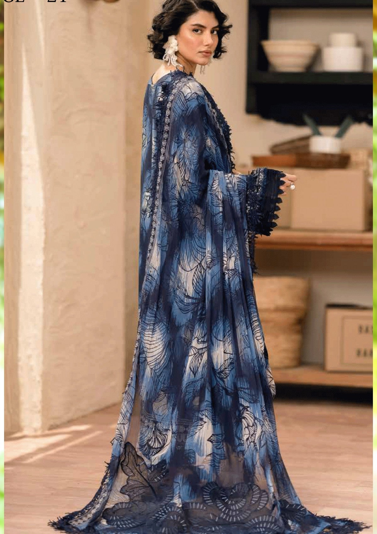 Winter Collection - Nureh - Glam Girl - Viscose Crepe - GL24#21 - Official Nureh - Agha Fabrics UK