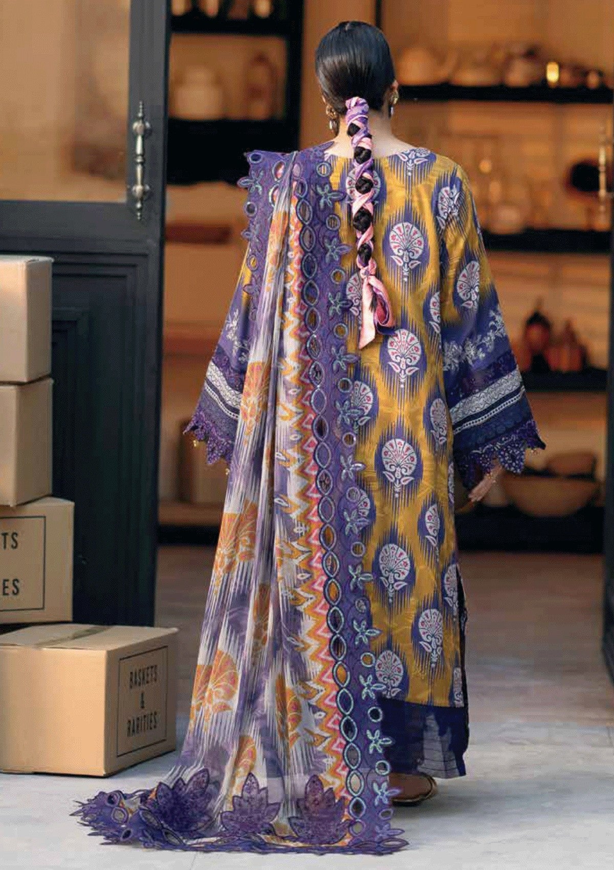 Winter Collection - Nureh - Glam Girl - Viscose Crepe - GL24#22 - Official Nureh - Agha Fabrics UK