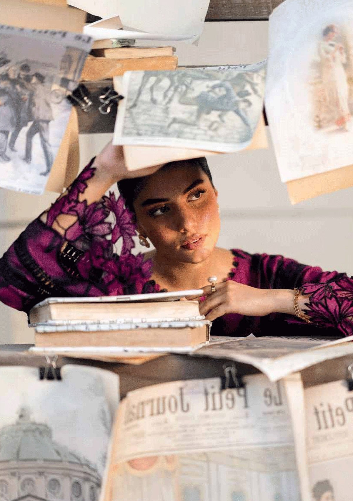 Winter Collection - Nureh - Glam Girl - Viscose Crepe - GL24#23 - Official Nureh - Agha Fabrics UK