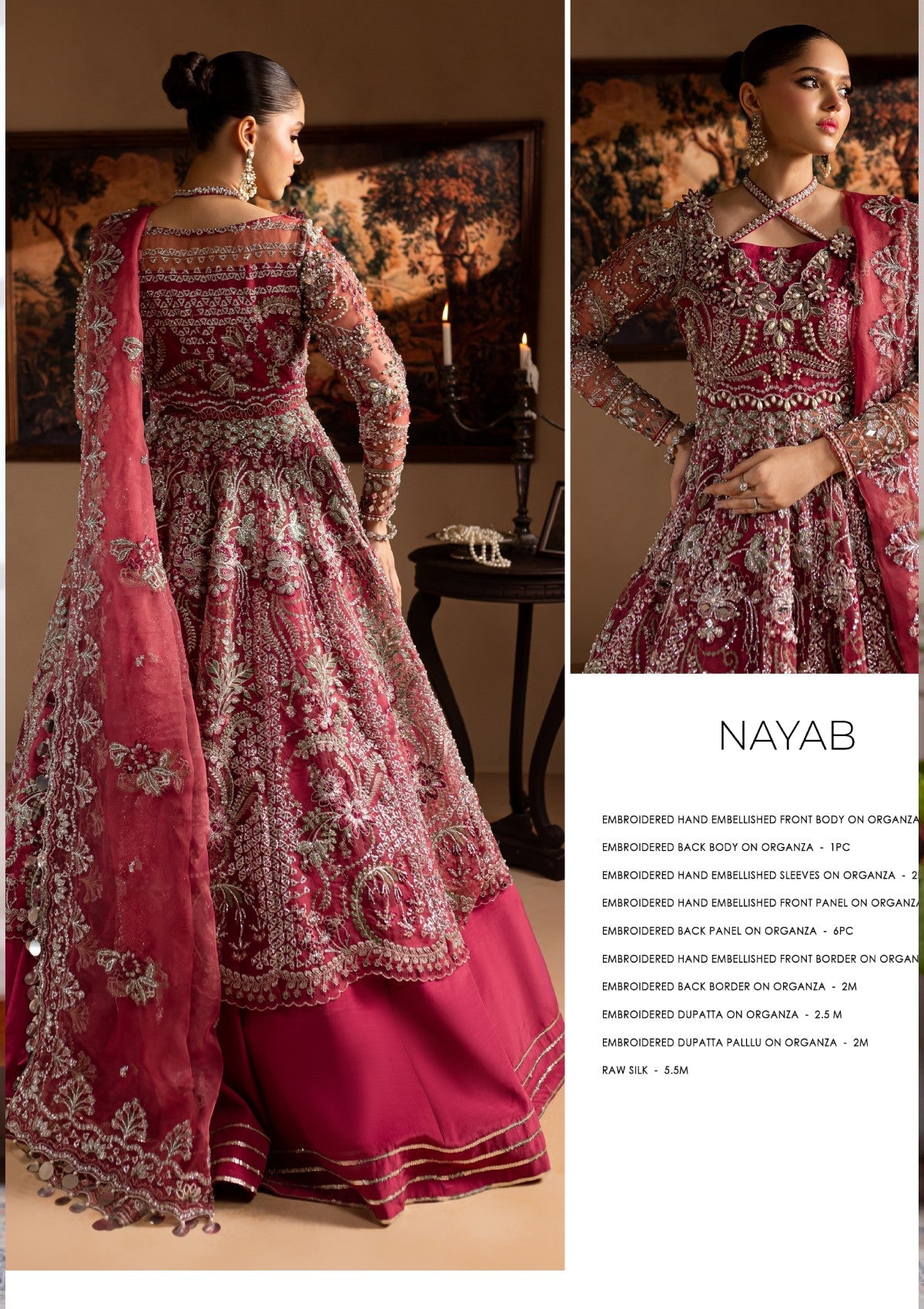 Formal Collection - Maria Osama Khan - Lamhay - Wedding - Nayab - Official Maria Osama Khan - Agha Fabrics UK