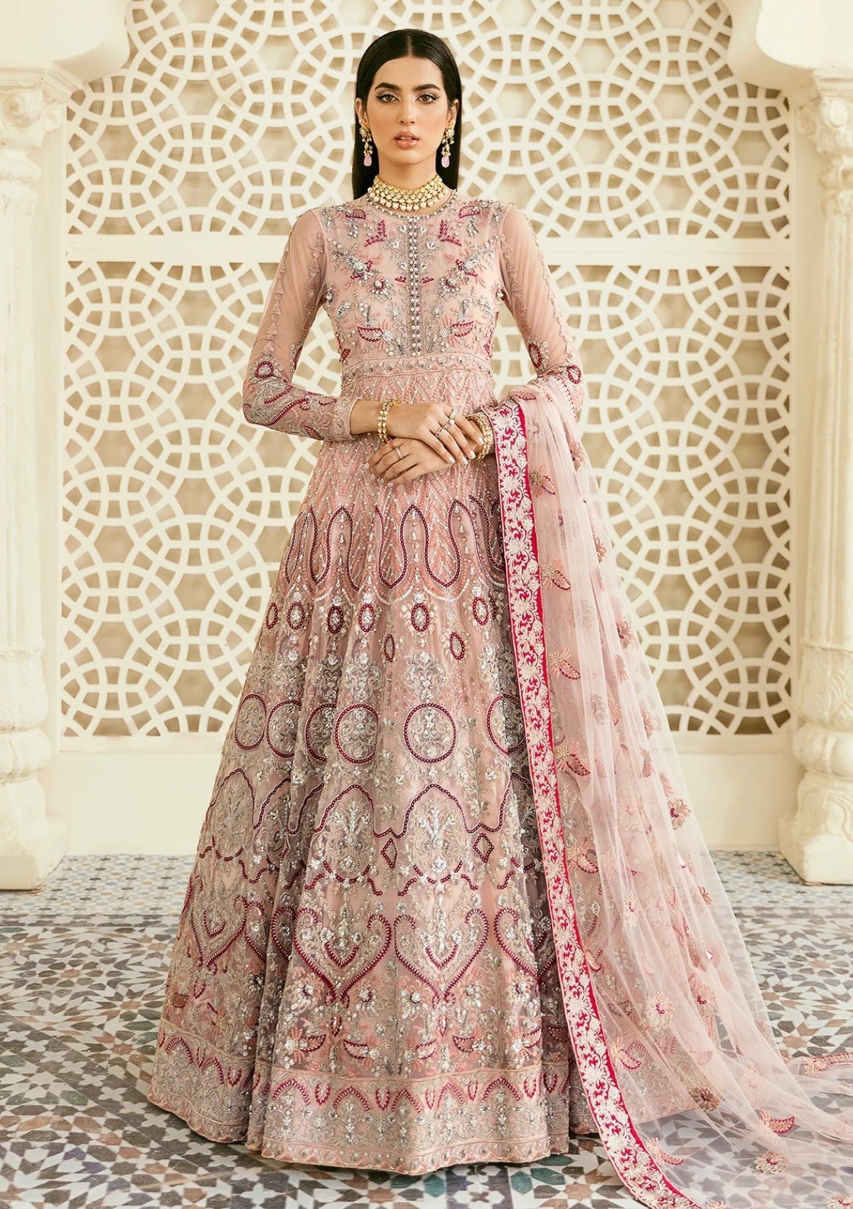 Formal Collection - Akbar Aslam - Elinor - ASE24#1383 - Albatross - Official Akbar Aslam - Agha Fabrics UK