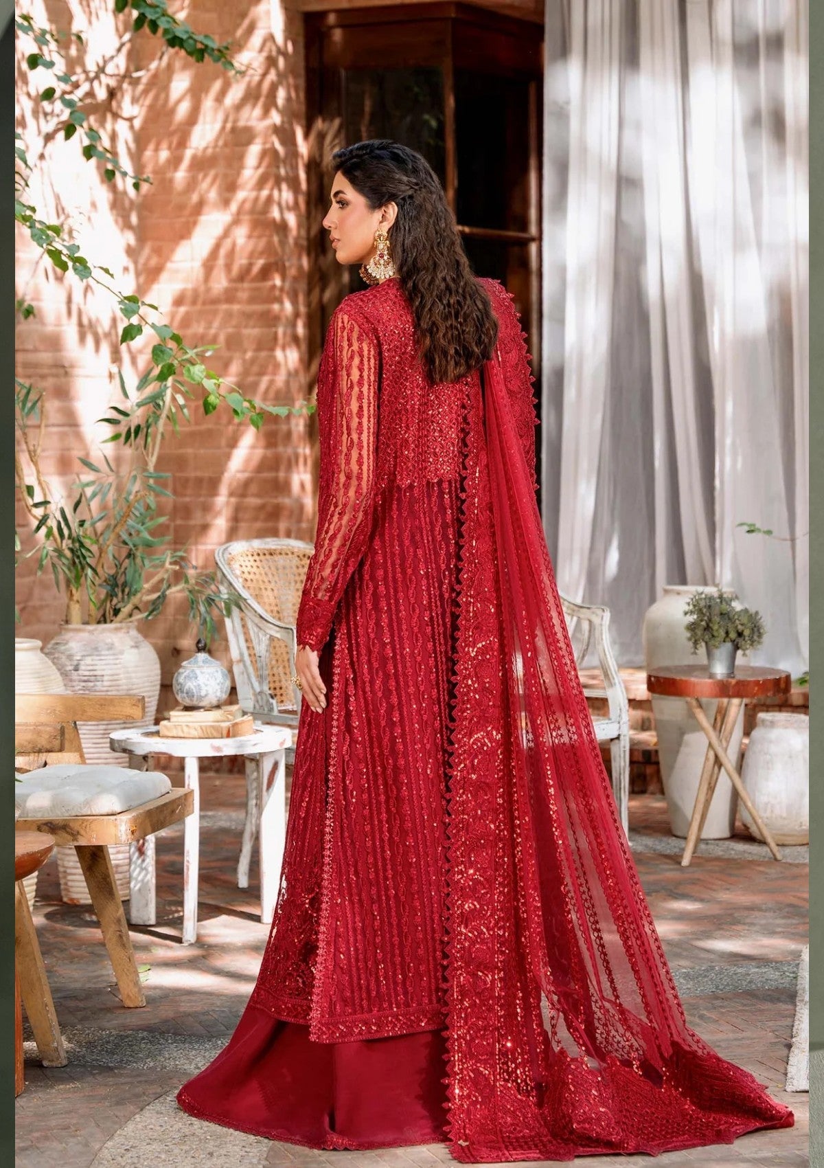 Formal Collection - Akbar Aslam - Mastani - ASM24#1497 - Gul Mohr - Official Akbar Aslam - Agha Fabrics UK