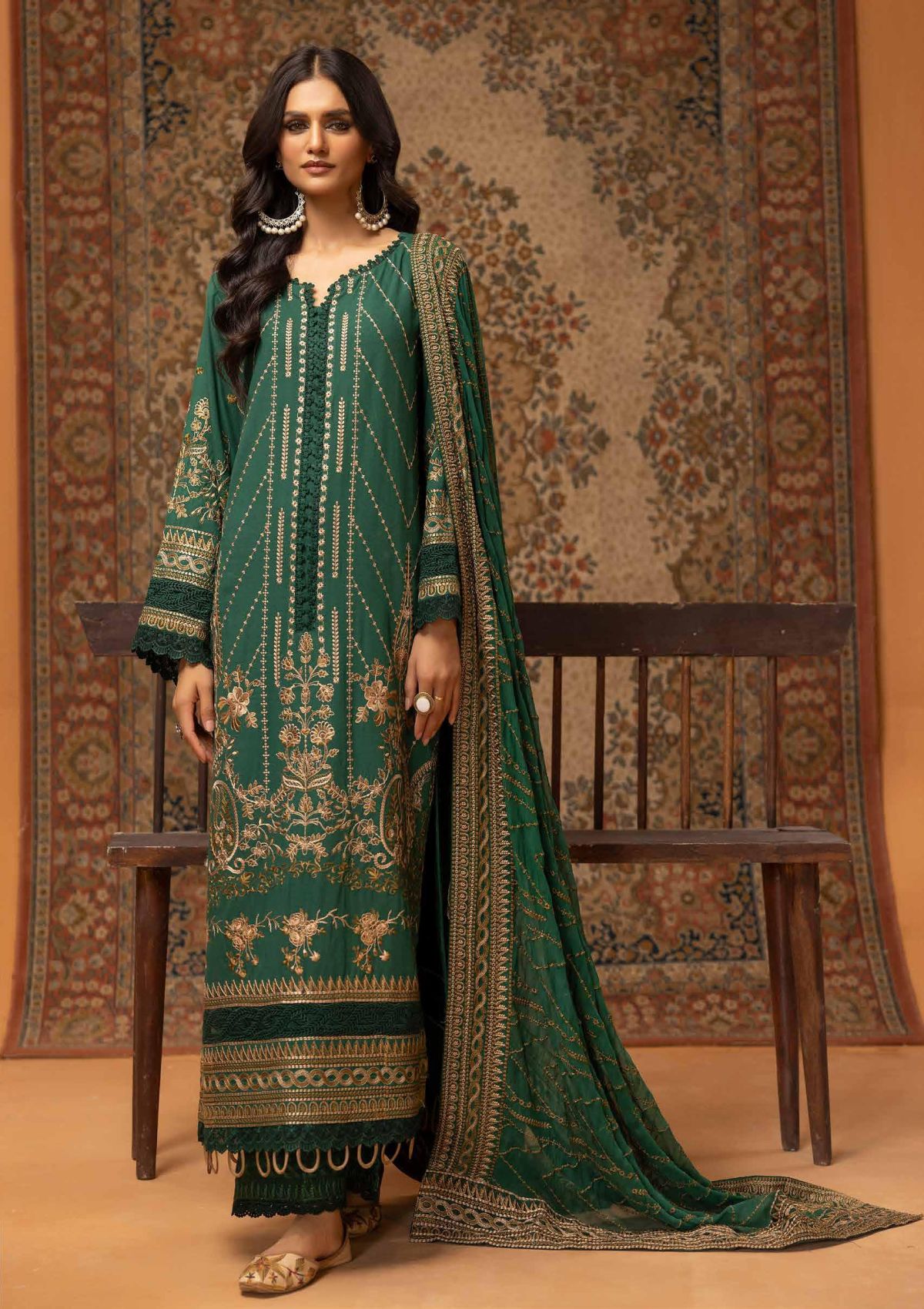 Winter Collection - Johra - Grazia - Karandi - JGK24#144 - Official Johra - Agha Fabrics UK