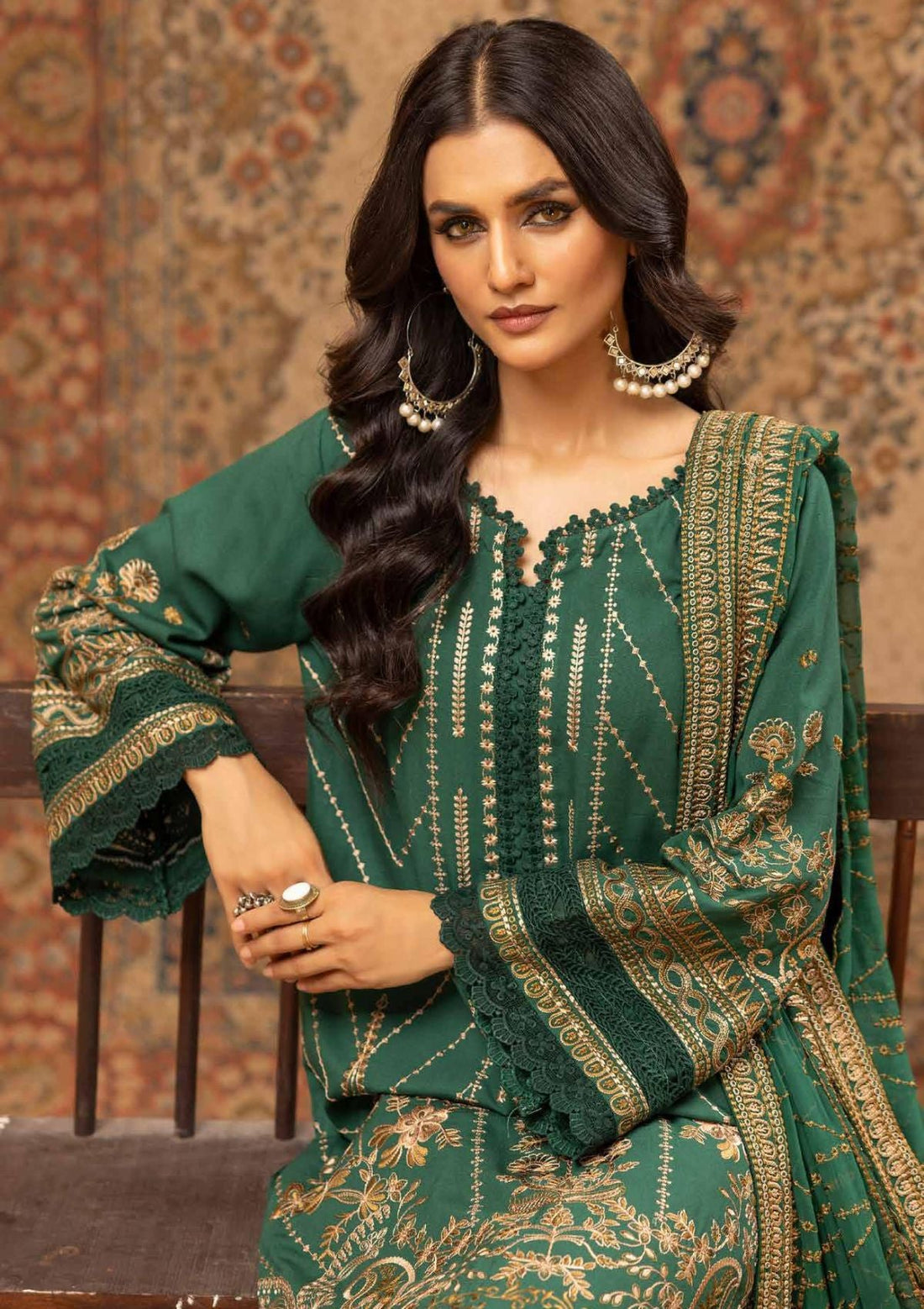 Winter Collection - Johra - Grazia - Karandi - JGK24#144 - Official Johra - Agha Fabrics UK