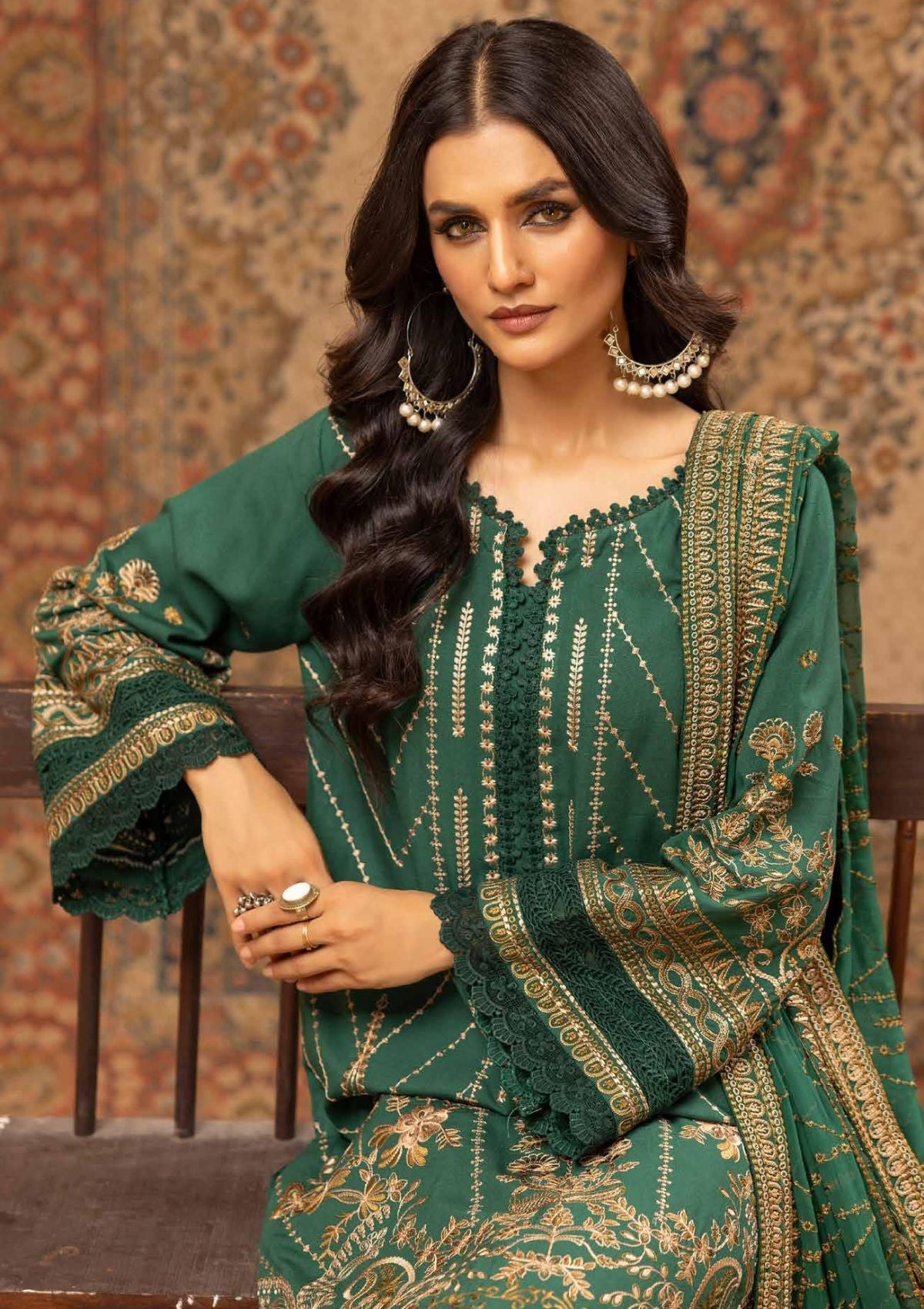 Winter Collection - Johra - Grazia - Karandi - JGK24#144 - Official Johra - Agha Fabrics UK