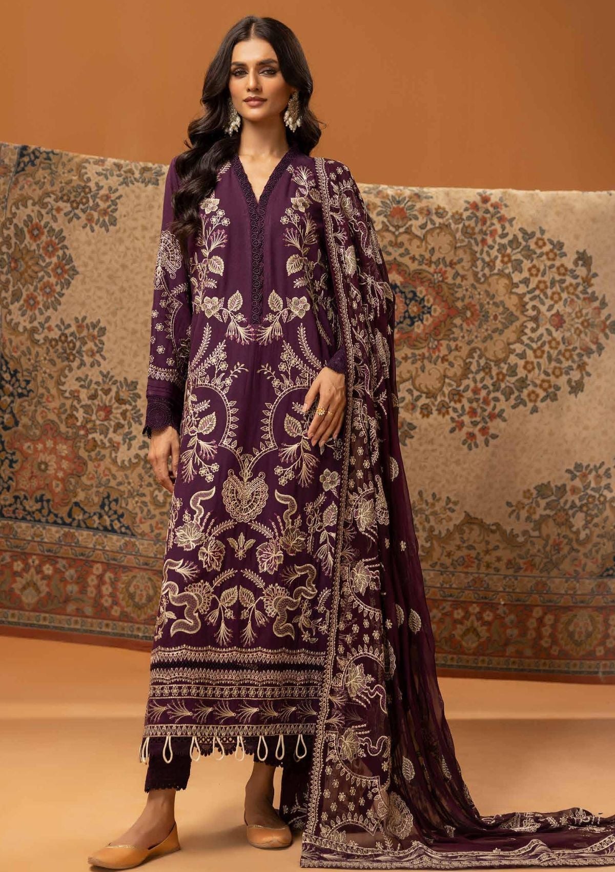 Winter Collection - Johra - Grazia - Karandi - JGK24#145 - Official Johra - Agha Fabrics UK