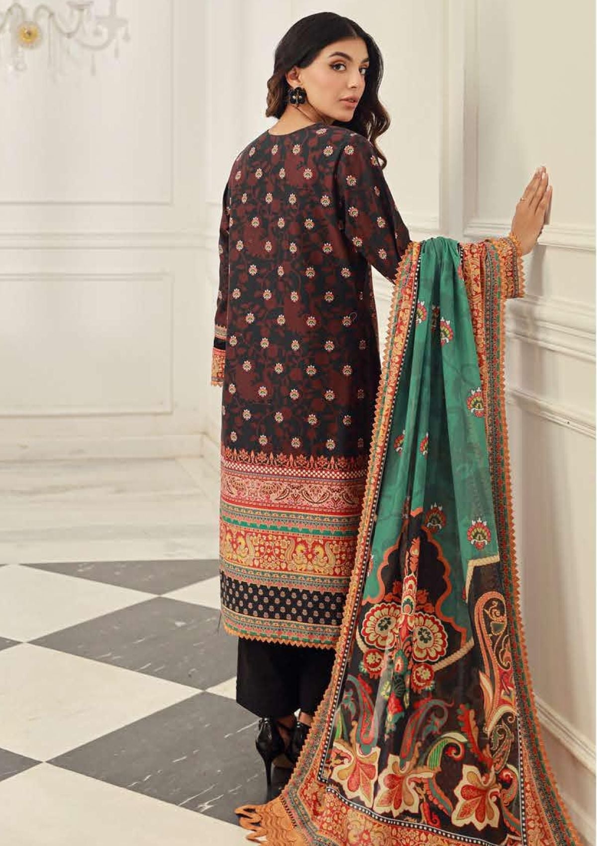 Lawn Collection - Asim Jofa - Prints - Volume 06 - AP24#15 - Official Asim Jofa - Agha Fabrics UK