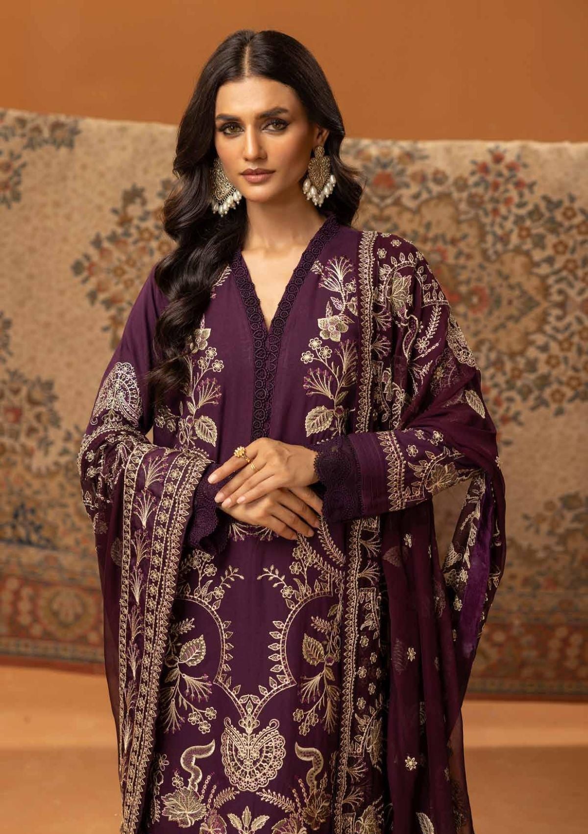 Winter Collection - Johra - Grazia - Karandi - JGK24#145 - Official Johra - Agha Fabrics UK