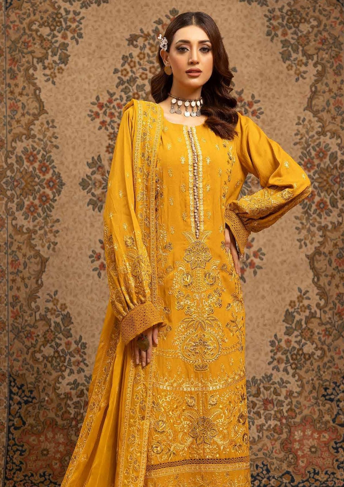 Winter Collection - Johra - Grazia - Karandi - JGK24#148 - Official Johra - Agha Fabrics UK