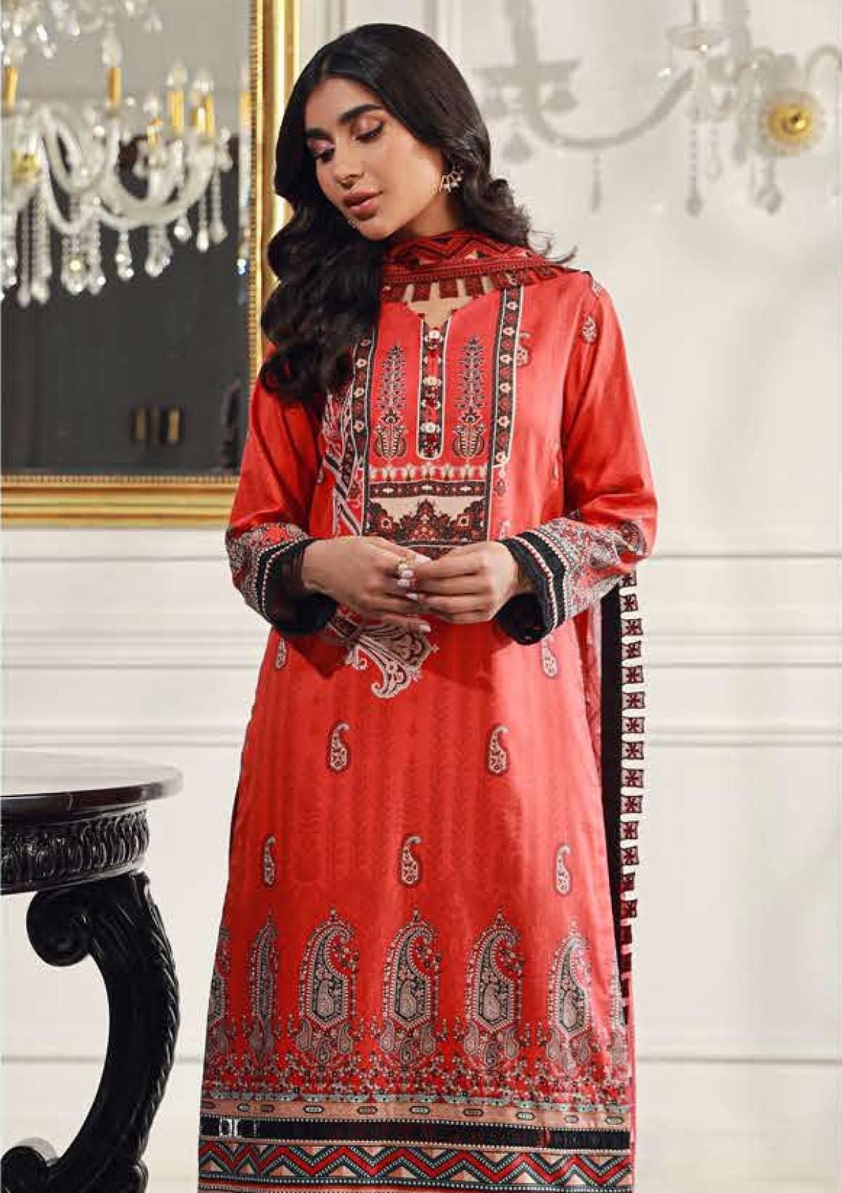 Lawn Collection - Asim Jofa - Prints - Volume 06 - AP24#04 - Official Asim Jofa - Agha Fabrics UK