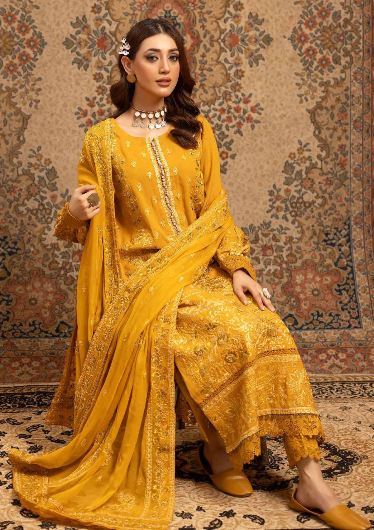 Winter Collection - Johra - Grazia - Karandi - JGK24#148 - Official Johra - Agha Fabrics UK