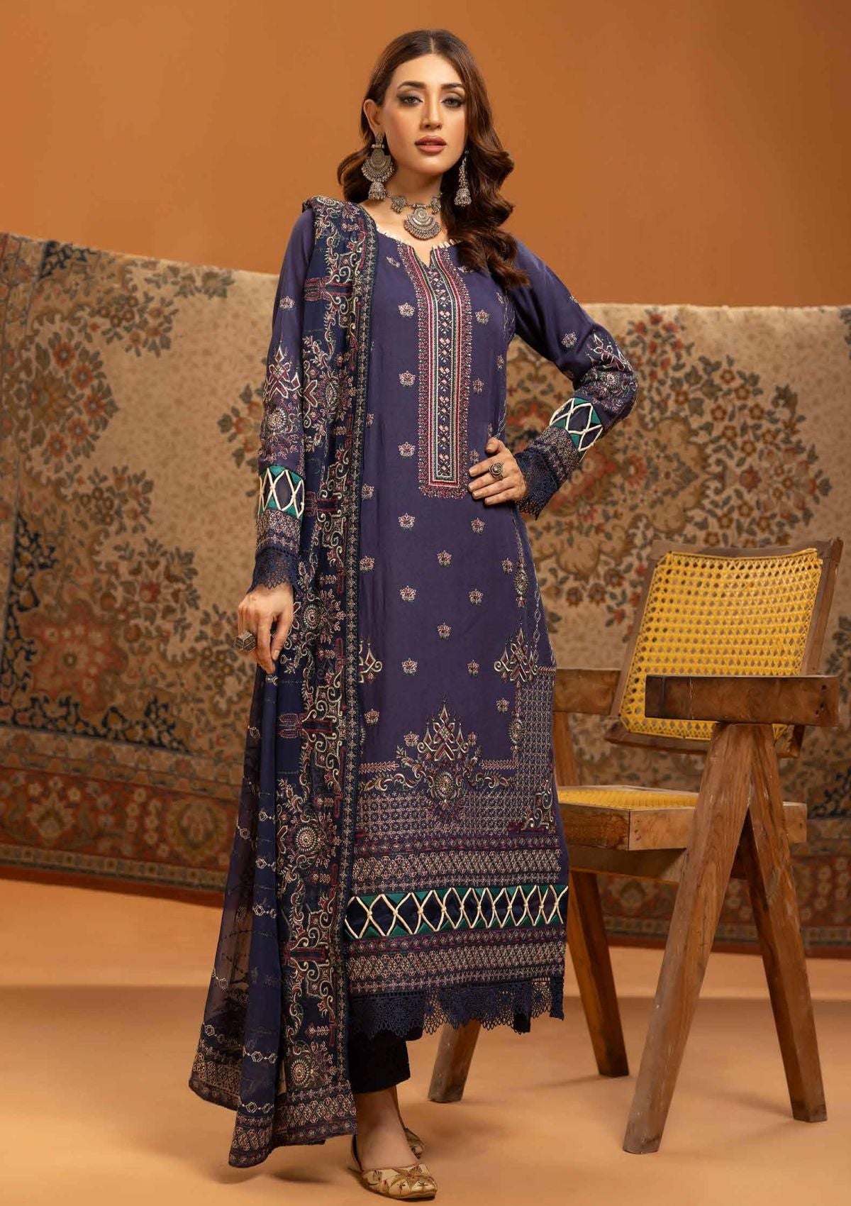 Winter Collection - Johra - Grazia - Karandi - JGK24#149 - Official Johra - Agha Fabrics UK