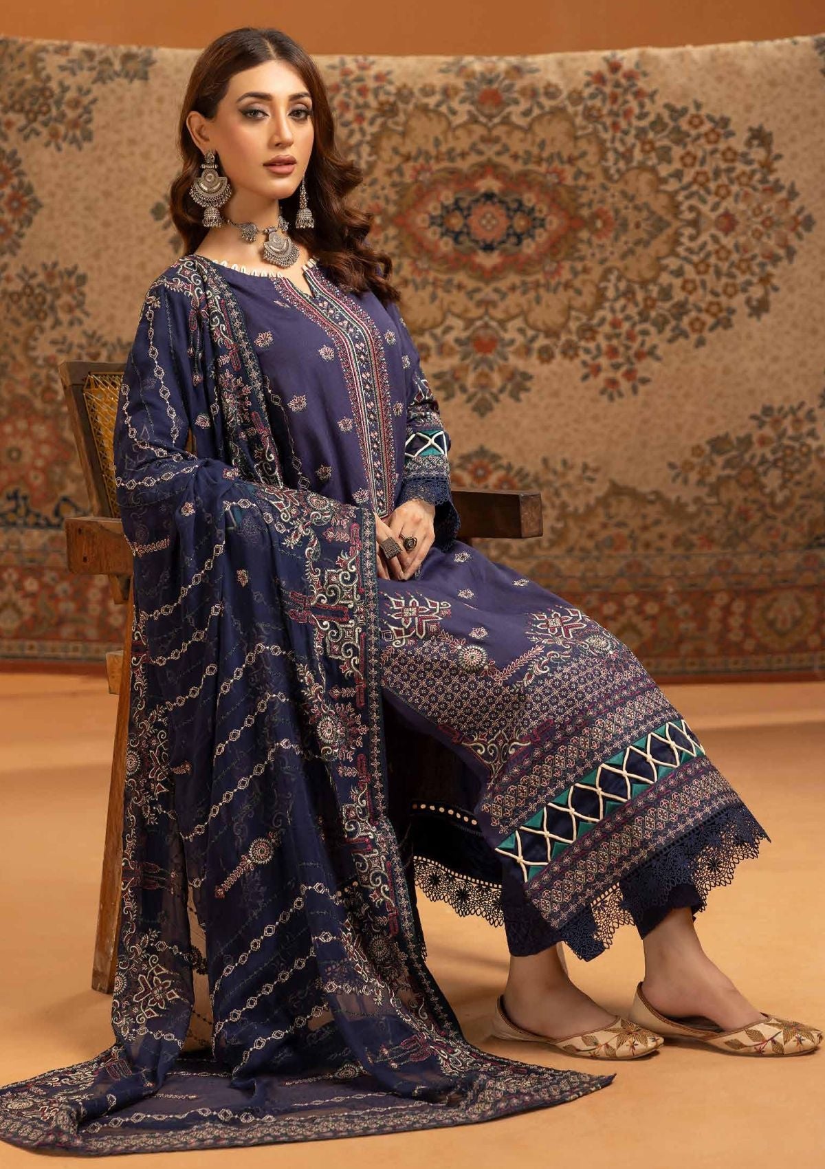 Winter Collection - Johra - Grazia - Karandi - JGK24#149 - Official Johra - Agha Fabrics UK