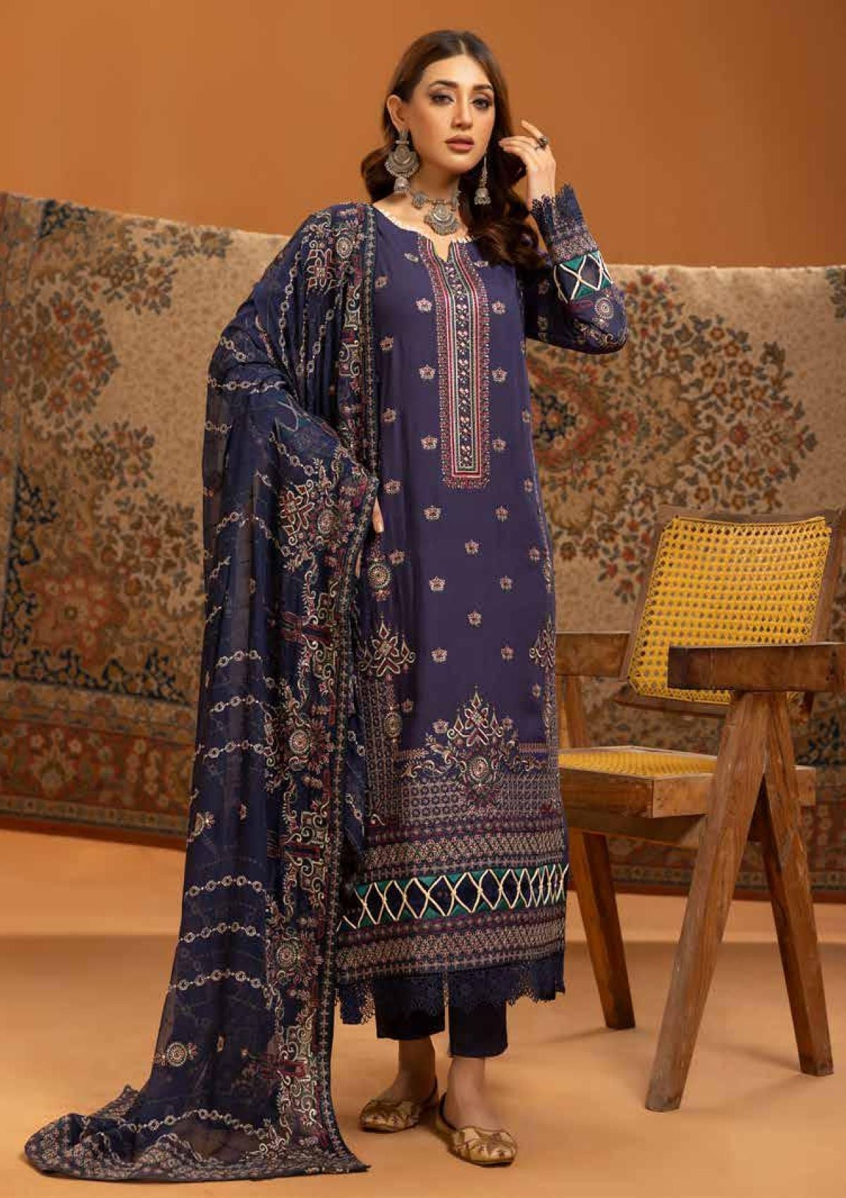 Winter Collection - Johra - Grazia - Karandi - JGK24#149 - Official Johra - Agha Fabrics UK