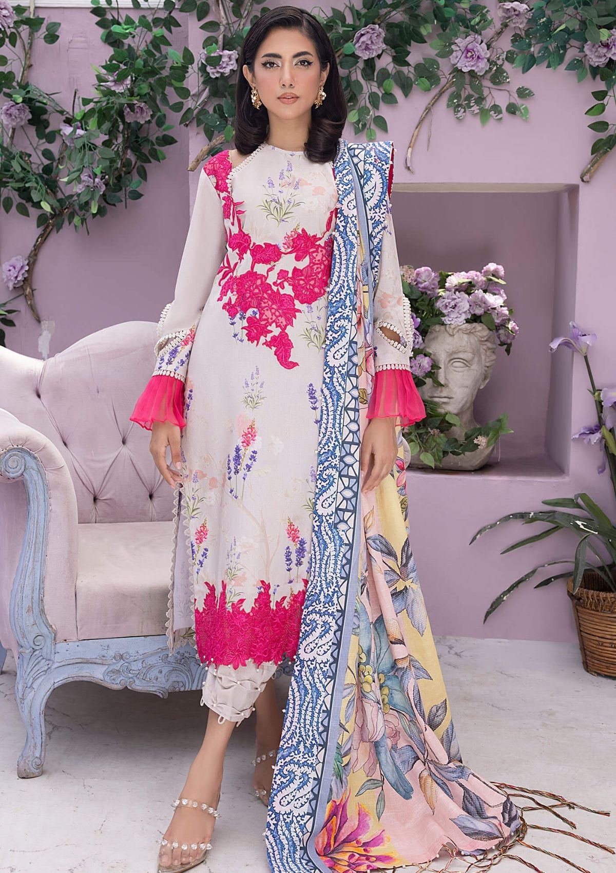 Winter Collection - Asifa & Nabeel - Gulbahar - GBW#03 - Official Asifa & Nabeel - Agha Fabrics UK