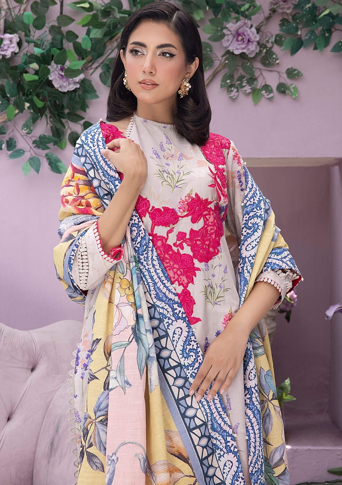 Winter Collection - Asifa & Nabeel - Gulbahar - GBW#03 - Official Asifa & Nabeel - Agha Fabrics UK