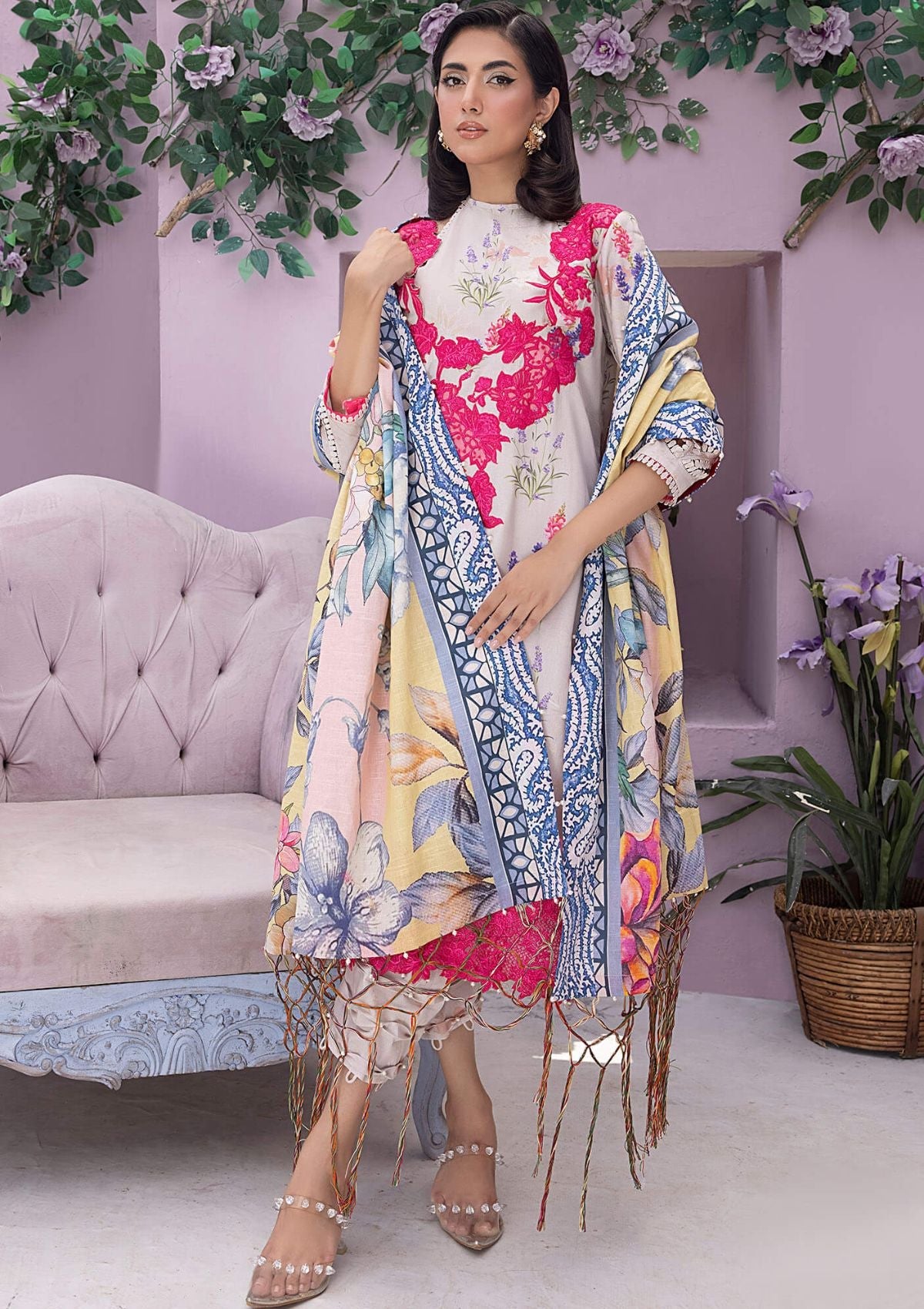 Winter Collection - Asifa & Nabeel - Gulbahar - GBW#03 - Official Asifa & Nabeel - Agha Fabrics UK