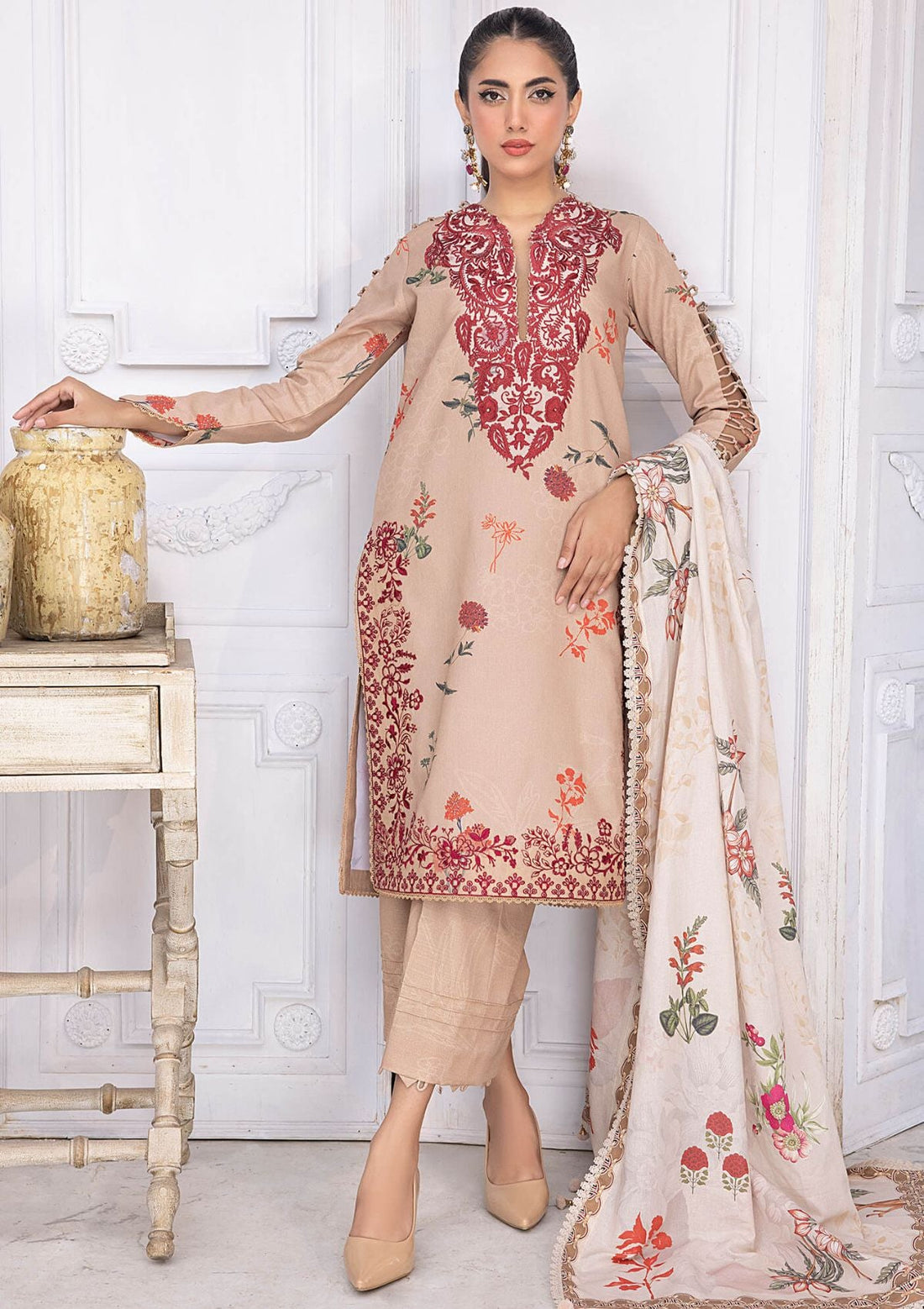 Winter Collection - Asifa & Nabeel - Gulbahar - GBW#04 - Official Asifa & Nabeel - Agha Fabrics UK
