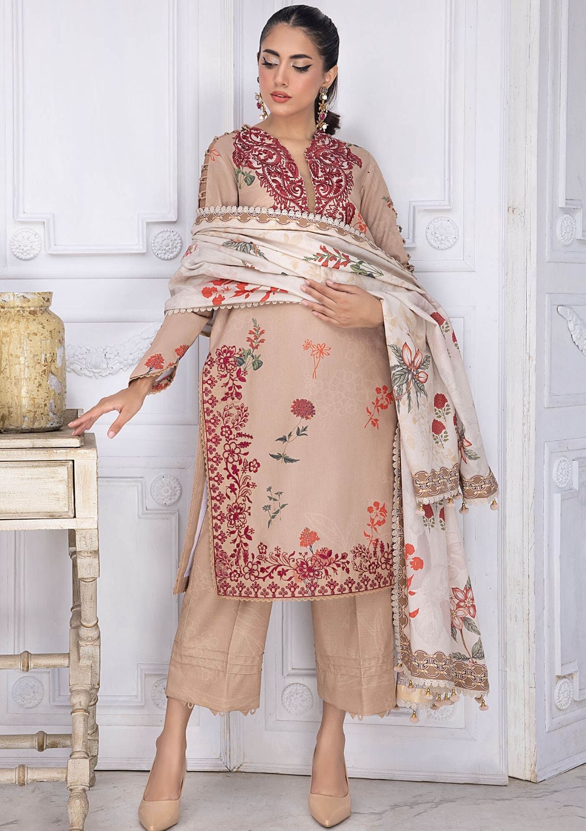 Winter Collection - Asifa & Nabeel - Gulbahar - GBW#04 - Official Asifa & Nabeel - Agha Fabrics UK
