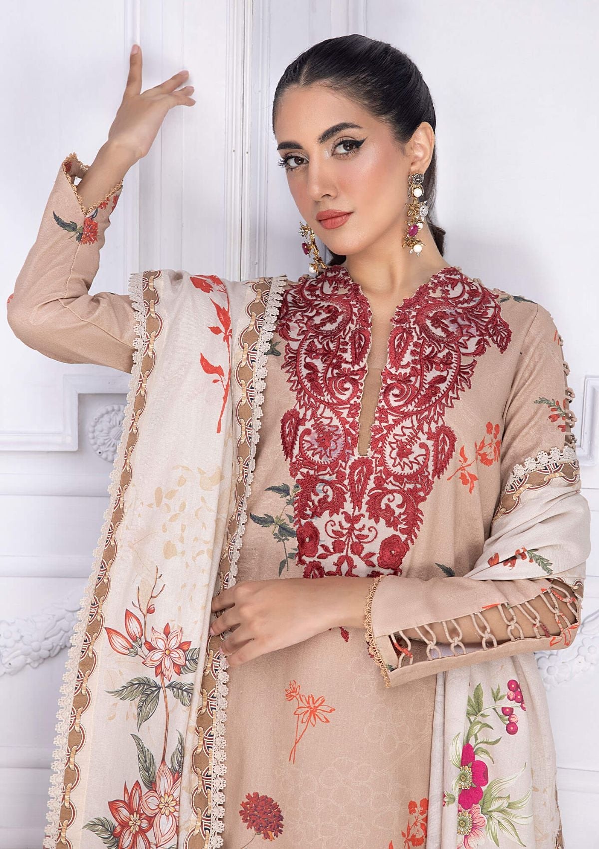 Winter Collection - Asifa & Nabeel - Gulbahar - GBW#04 - Official Asifa & Nabeel - Agha Fabrics UK