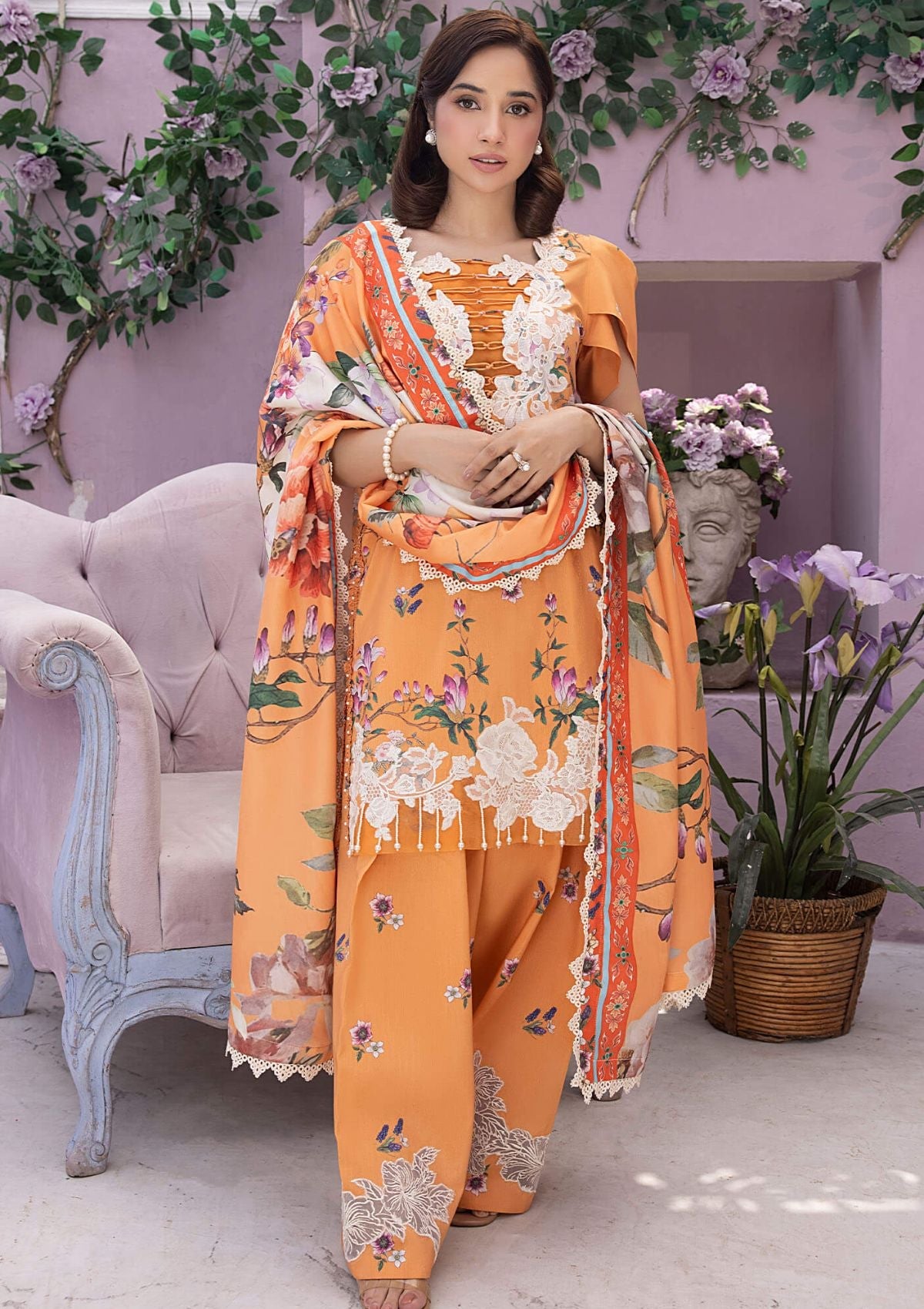 Winter Collection - Asifa & Nabeel - Gulbahar - GBW#08 - Official Asifa & Nabeel - Agha Fabrics UK