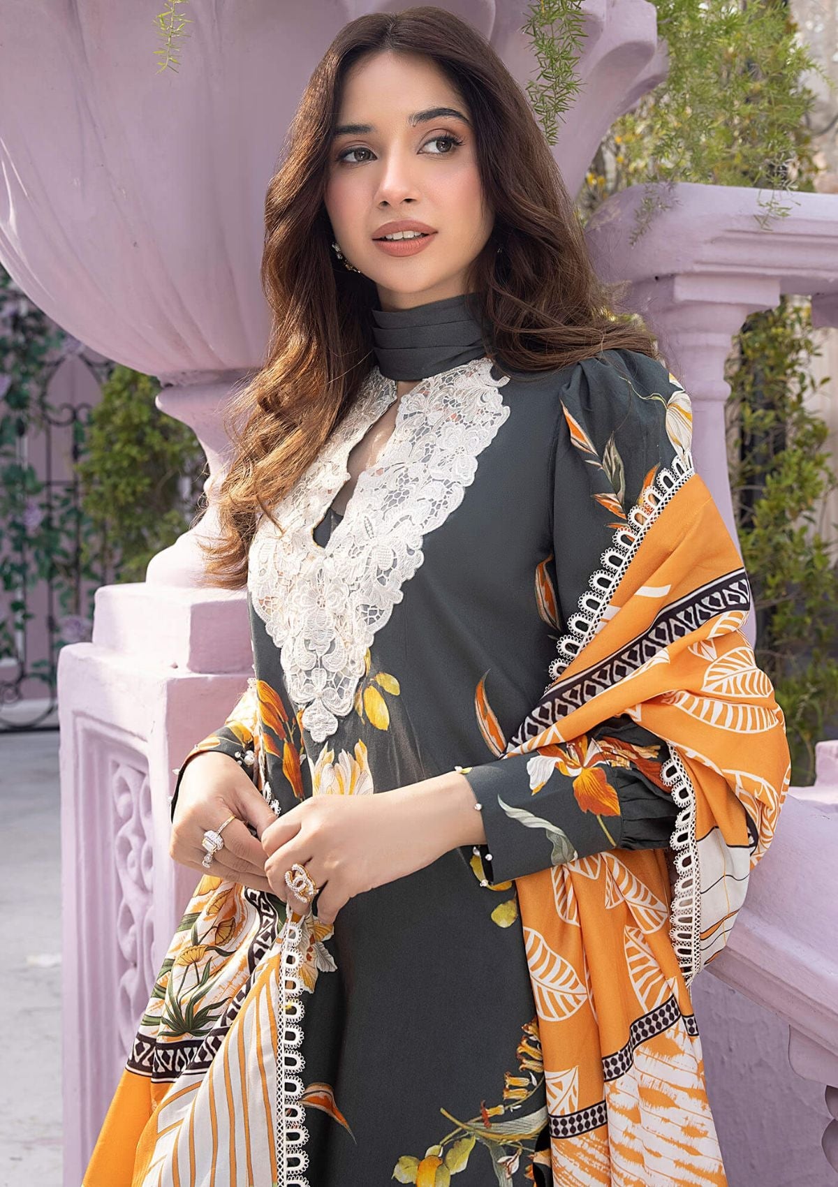 Winter Collection - Asifa & Nabeel - Gulbahar - GBW#10 - Official Asifa & Nabeel - Agha Fabrics UK