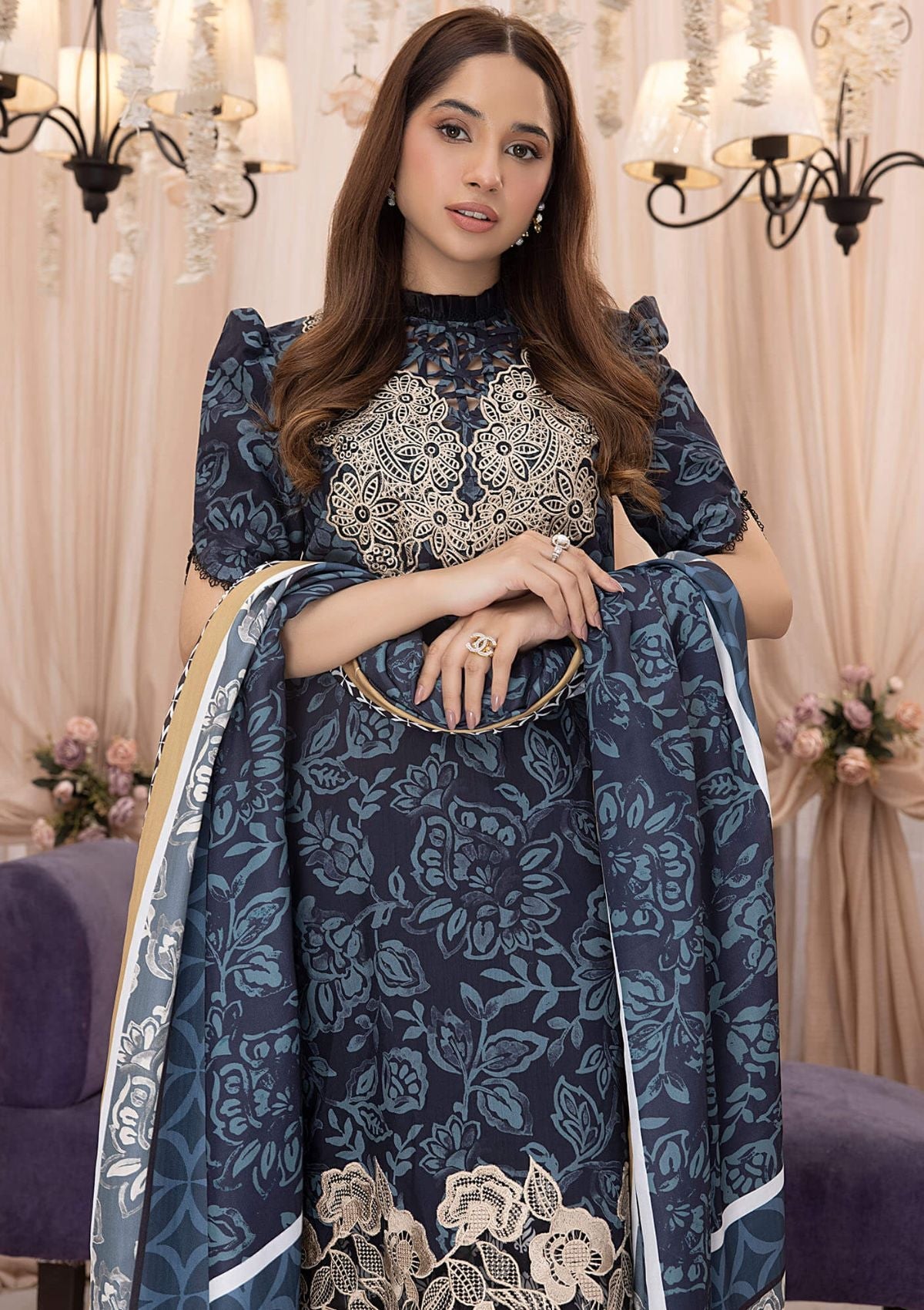 Winter Collection - Asifa & Nabeel - Gulbahar - GBW#11 - Official Asifa & Nabeel - Agha Fabrics UK