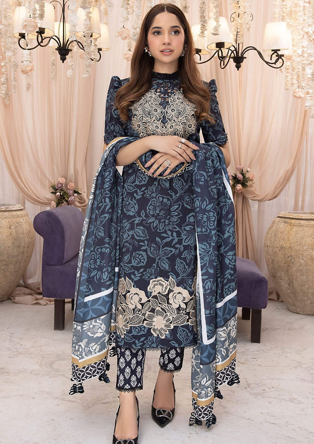 Winter Collection - Asifa & Nabeel - Gulbahar - GBW#11 - Official Asifa & Nabeel - Agha Fabrics UK
