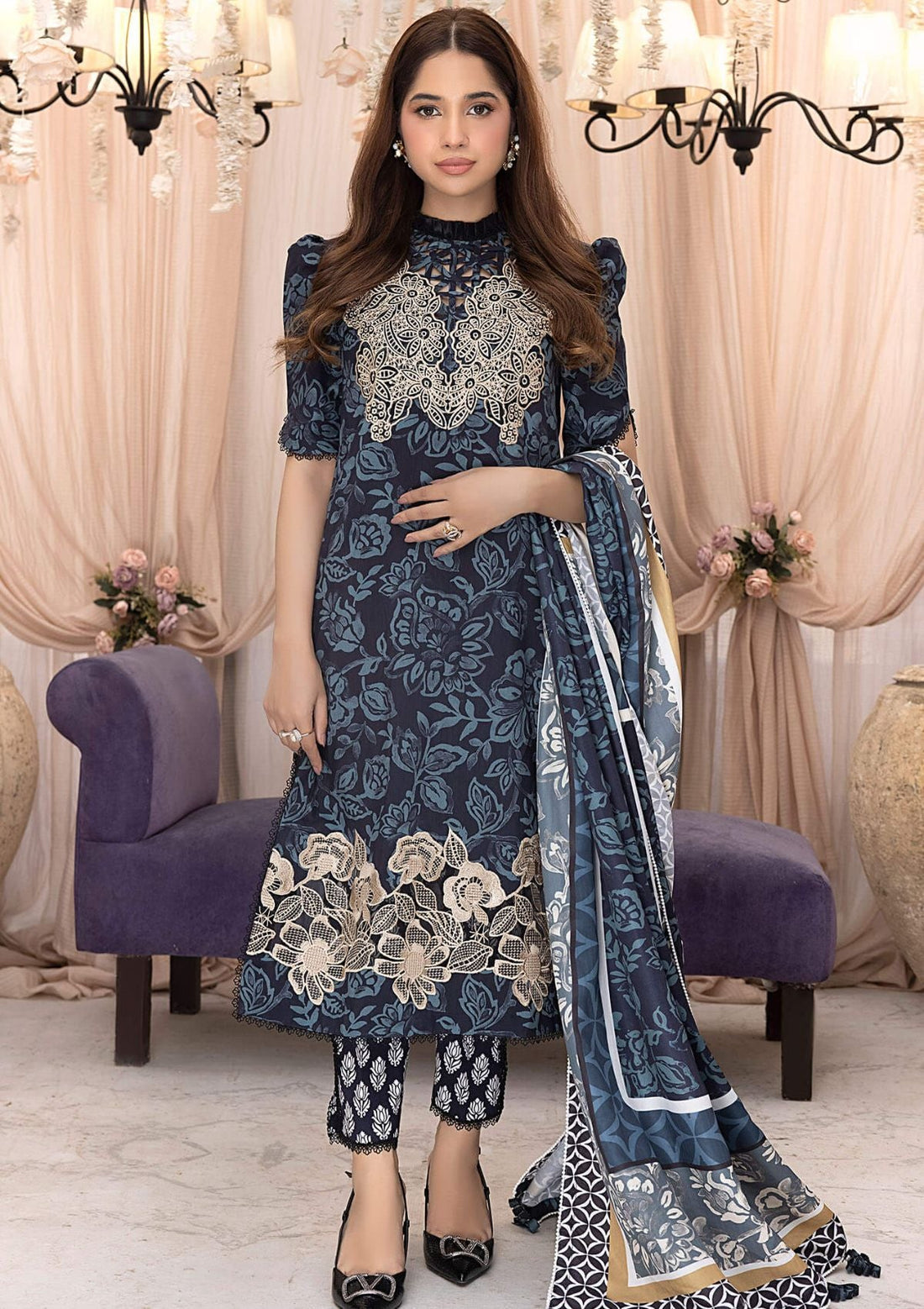 Winter Collection - Asifa & Nabeel - Gulbahar - GBW#11 - Official Asifa & Nabeel - Agha Fabrics UK