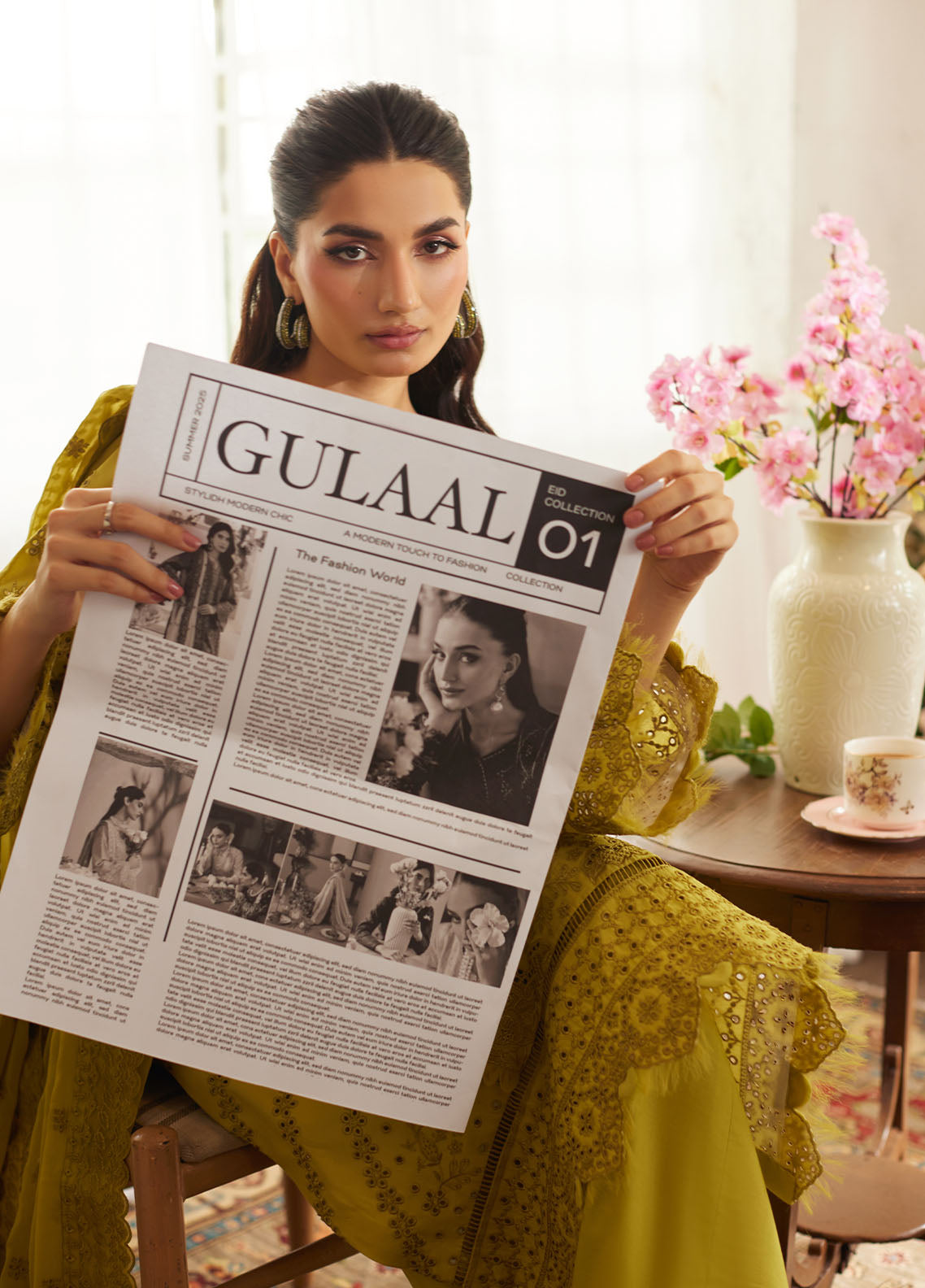 Bin Ilyas | Carnival Summer Edit 25 | Aurelia - Official Gulaal - Agha Fabrics UK