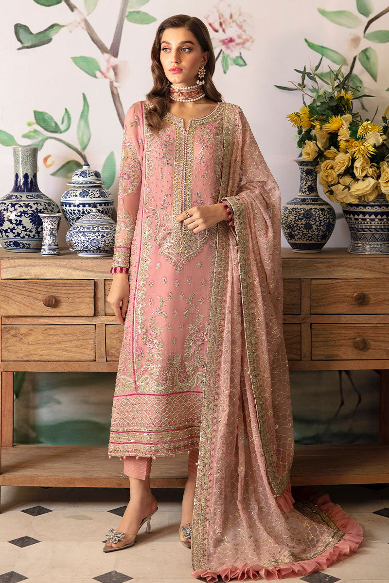 Gulaal | Embroidered Chiffon 24 | Viviana - Official Gulaal - Agha Fabrics UK