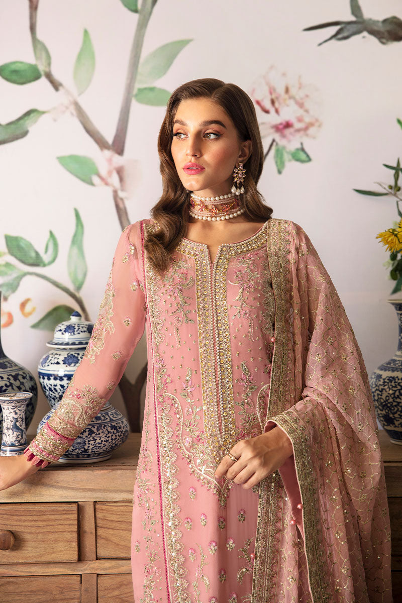 Gulaal | Embroidered Chiffon 24 | Viviana - Official Gulaal - Agha Fabrics UK