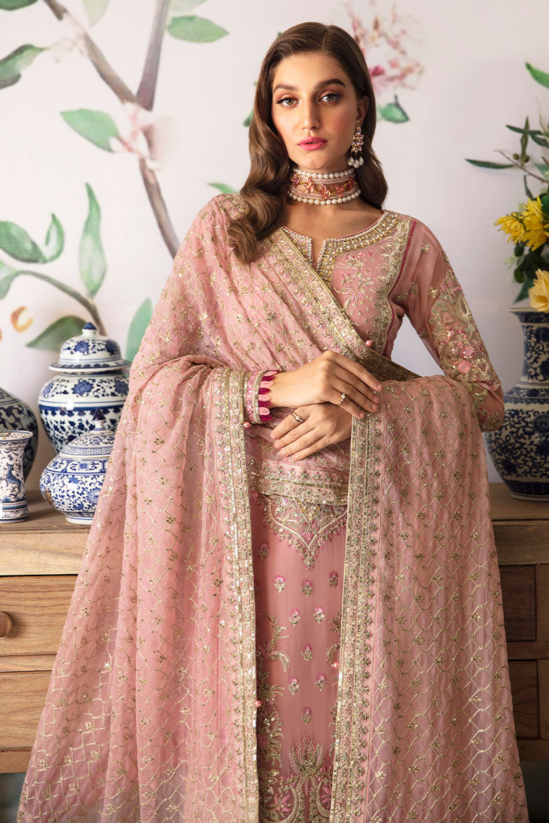Gulaal | Embroidered Chiffon 24 | Viviana - Official Gulaal - Agha Fabrics UK