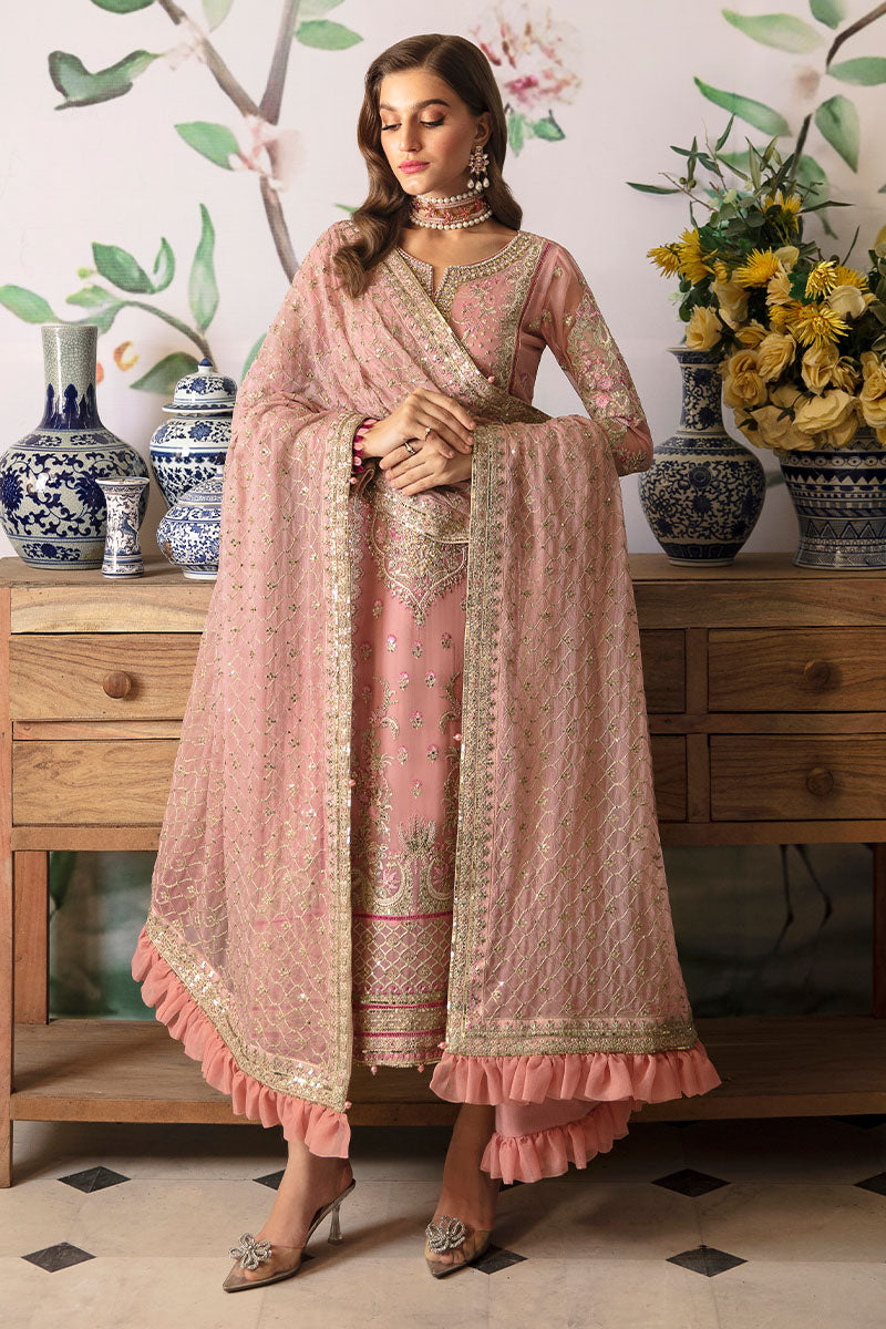 Gulaal | Embroidered Chiffon 24 | Viviana - Official Gulaal - Agha Fabrics UK
