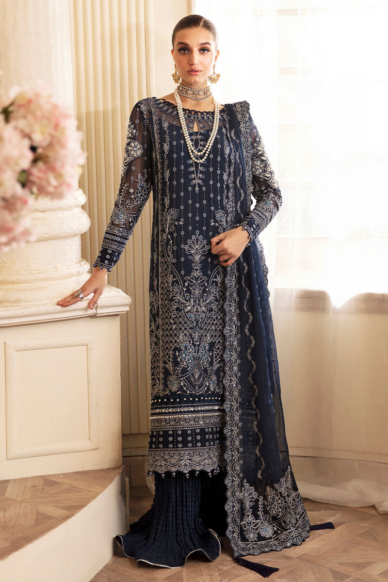 Gulaal | Embroidered Chiffon 24 | Evara - Official Gulaal - Agha Fabrics UK