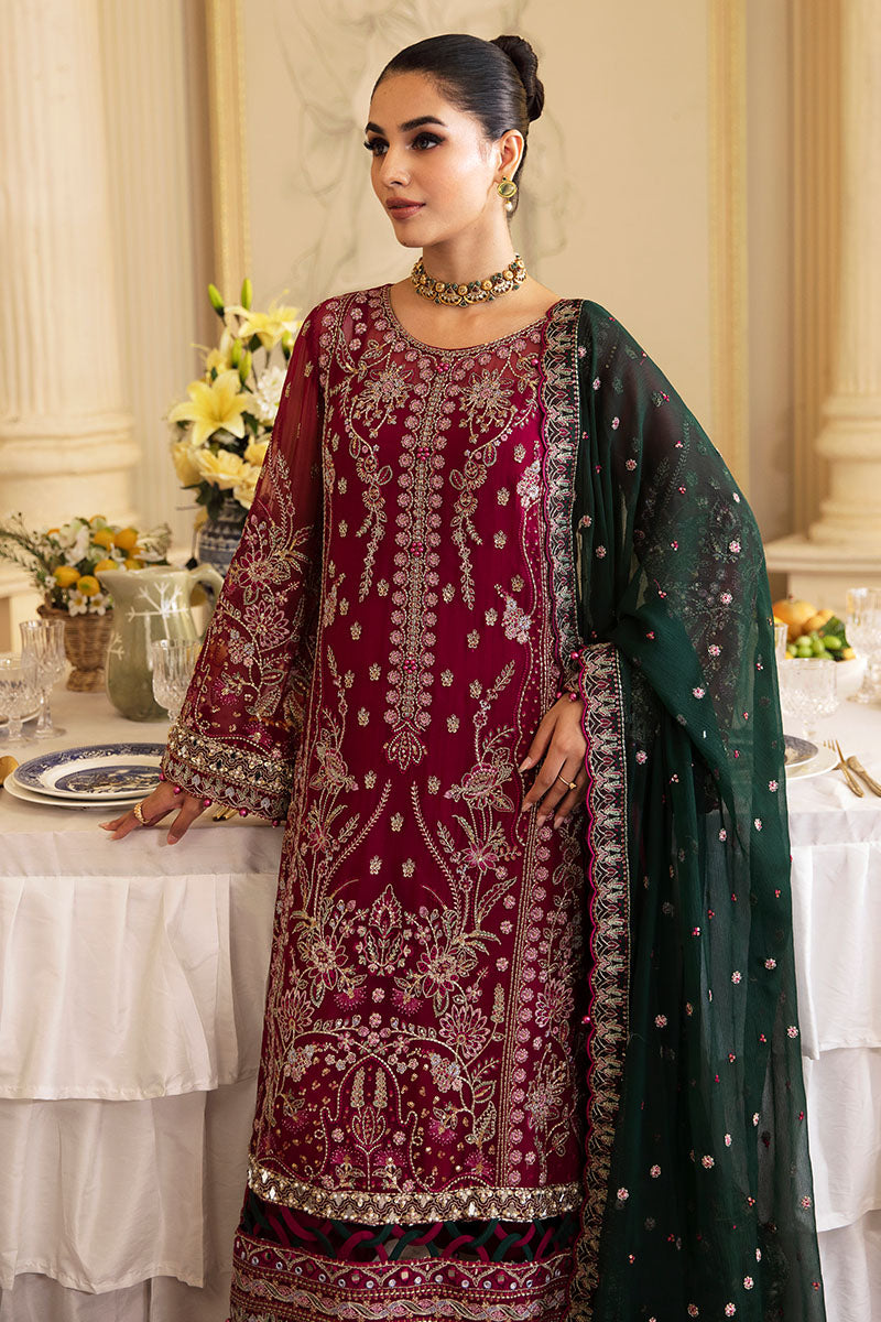 Gulaal | Embroidered Chiffon 24 | Blanca - Official Gulaal - Agha Fabrics UK