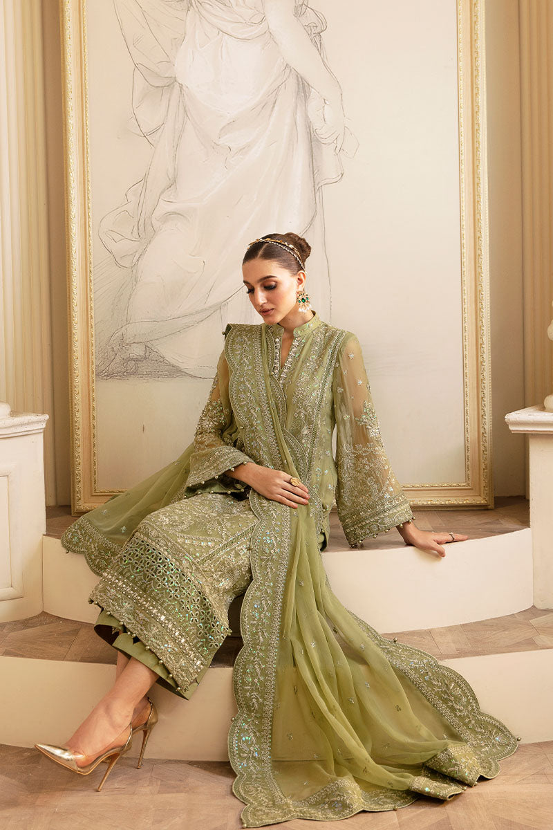 Gulaal | Embroidered Chiffon 24 | Almendra - Official Gulaal - Agha Fabrics UK