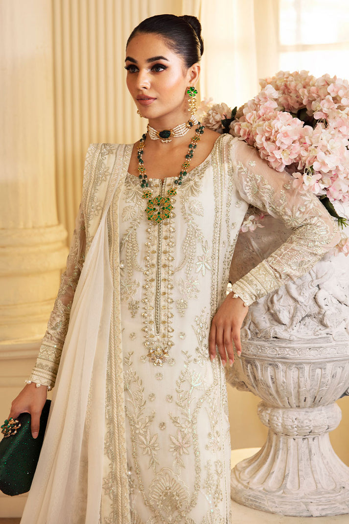 Gulaal | Embroidered Chiffon 24 | Delphine - Official Gulaal - Agha Fabrics UK