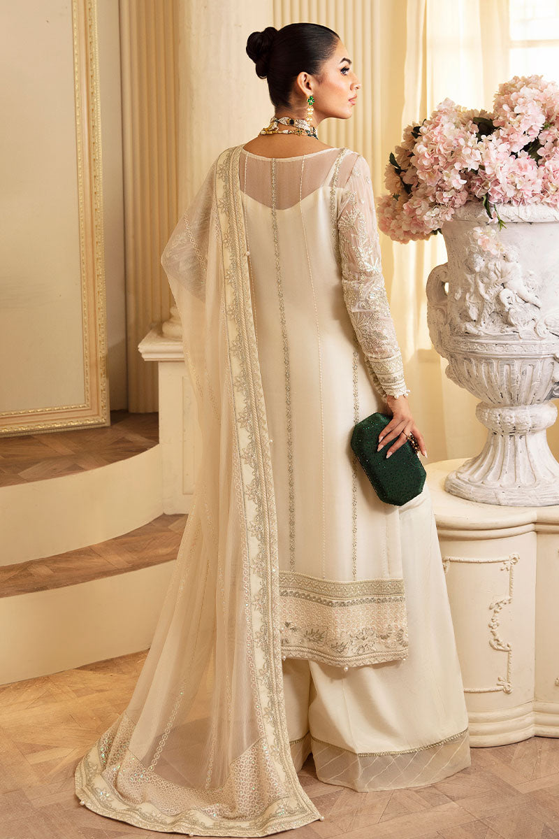 Gulaal | Embroidered Chiffon 24 | Delphine - Official Gulaal - Agha Fabrics UK