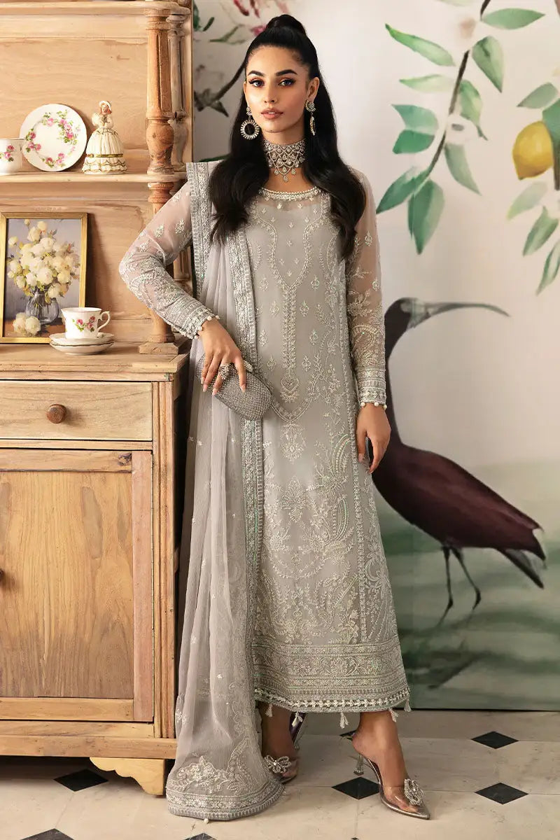 Gulaal | Embroidered Chiffon 24 | Aubrey - Official Gulaal - Agha Fabrics UK