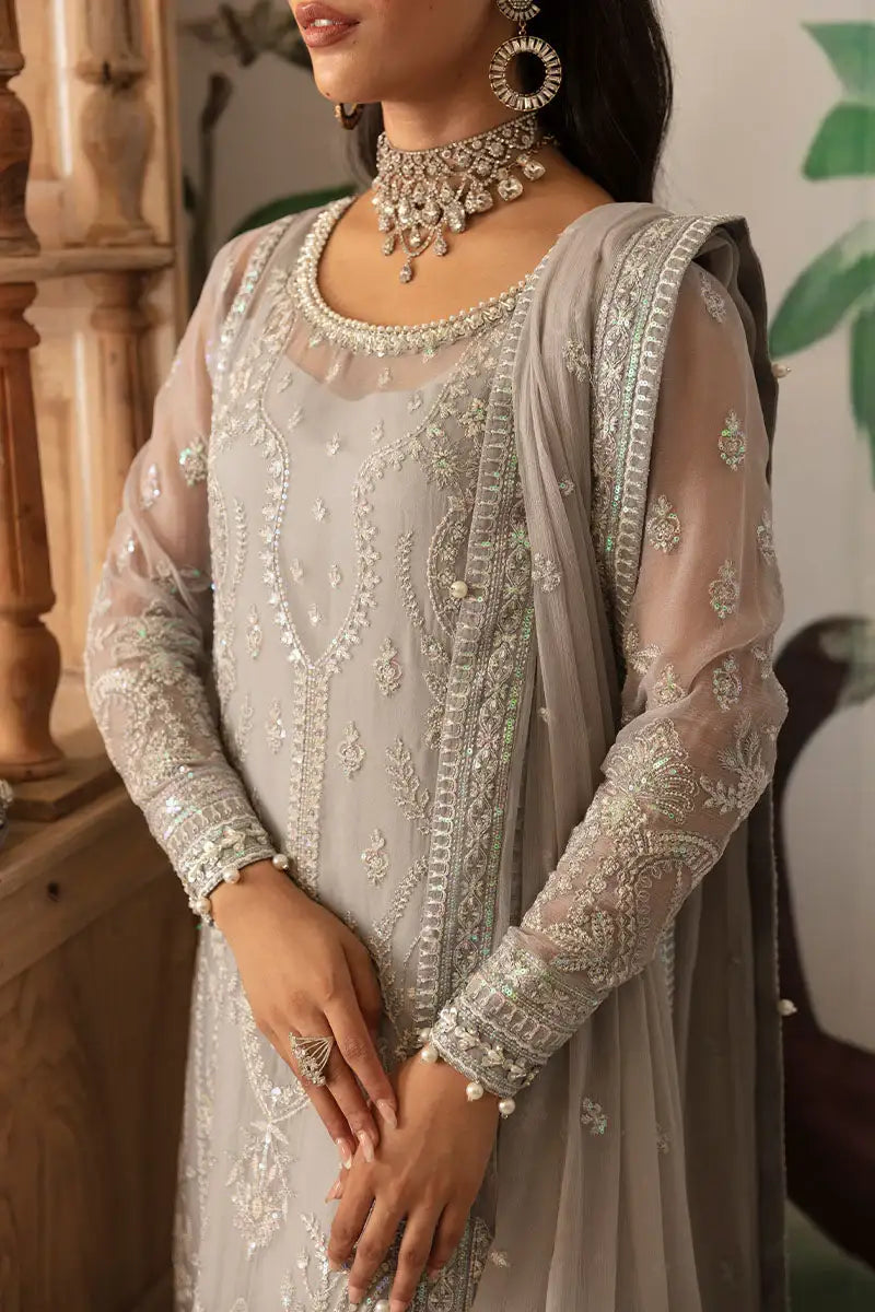 Gulaal | Embroidered Chiffon 24 | Aubrey - Official Gulaal - Agha Fabrics UK