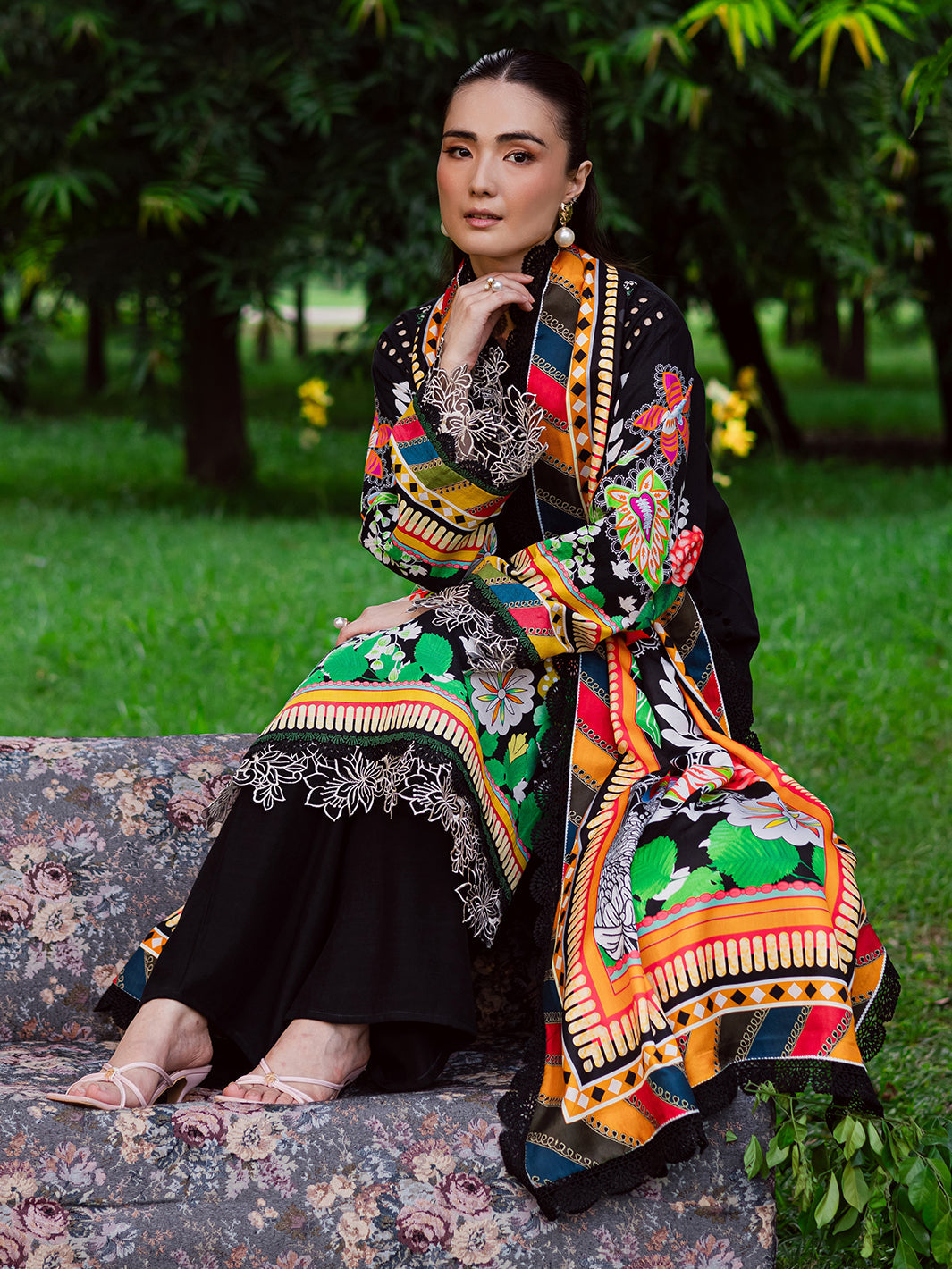 Mahnur | Gardenia Khaddar 25 | GR-06 - Official Afrozeh - Agha Fabrics UK