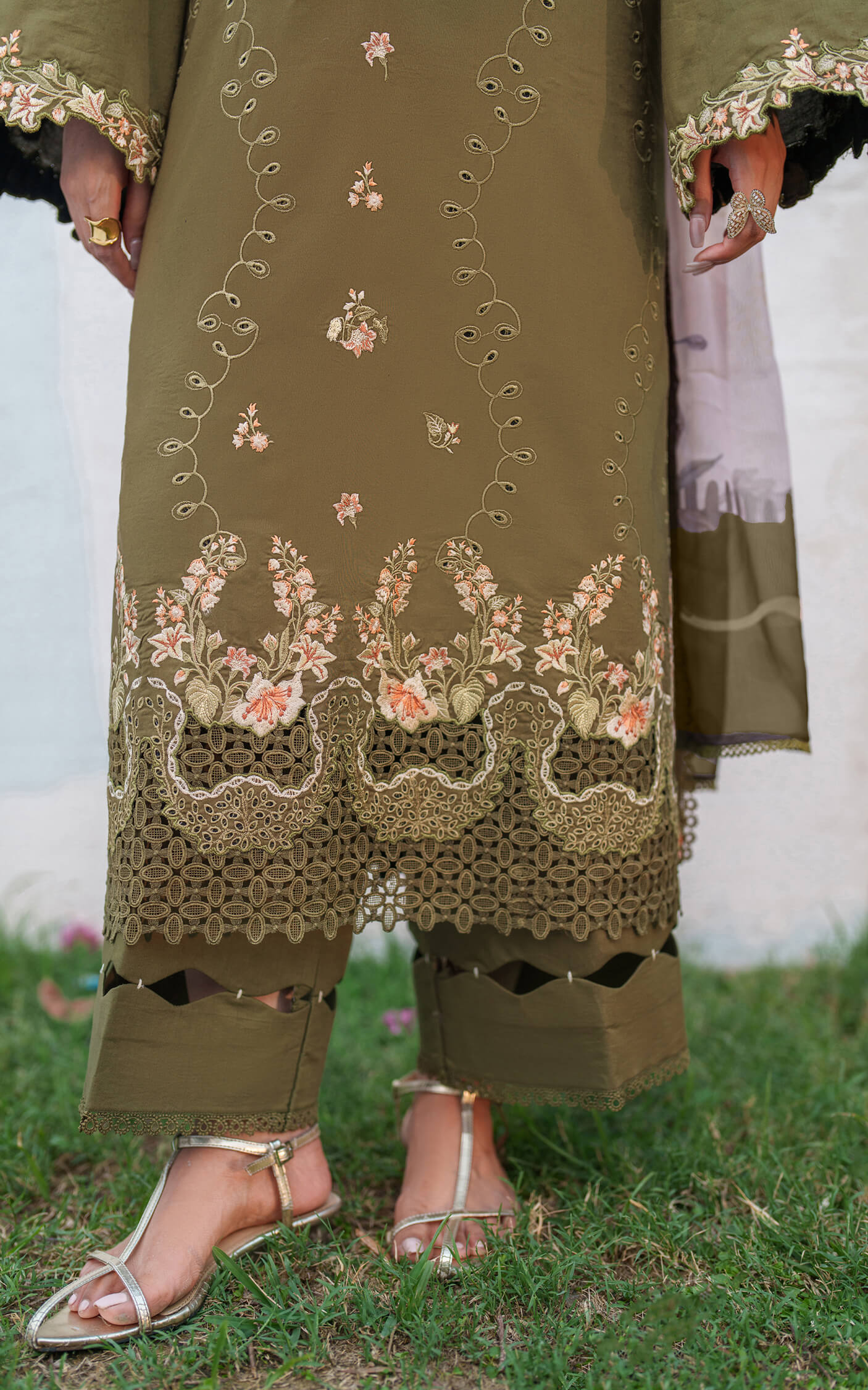 Asifa and Nabeel | Eden Cambric 25 | Gardenia Grace ECU25-09 -  Asifa and Nabeel Ladies Clothes - Original Designer Dress - House of Maryam