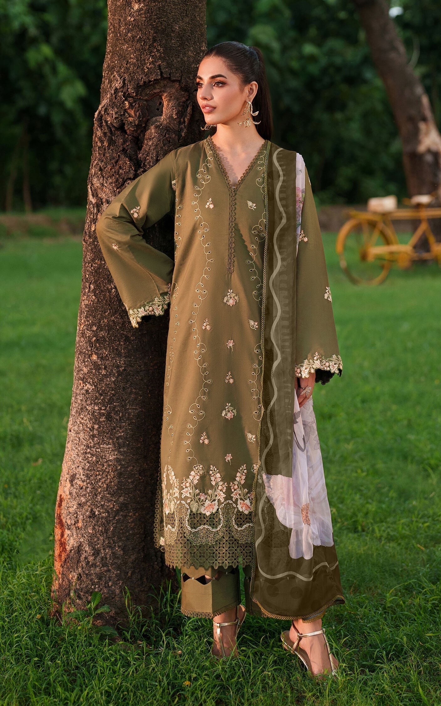 Asifa and Nabeel | Eden Cambric 25 | Gardenia Grace ECU25-09 -  Asifa and Nabeel Ladies Clothes - Original Designer Dress - House of Maryam