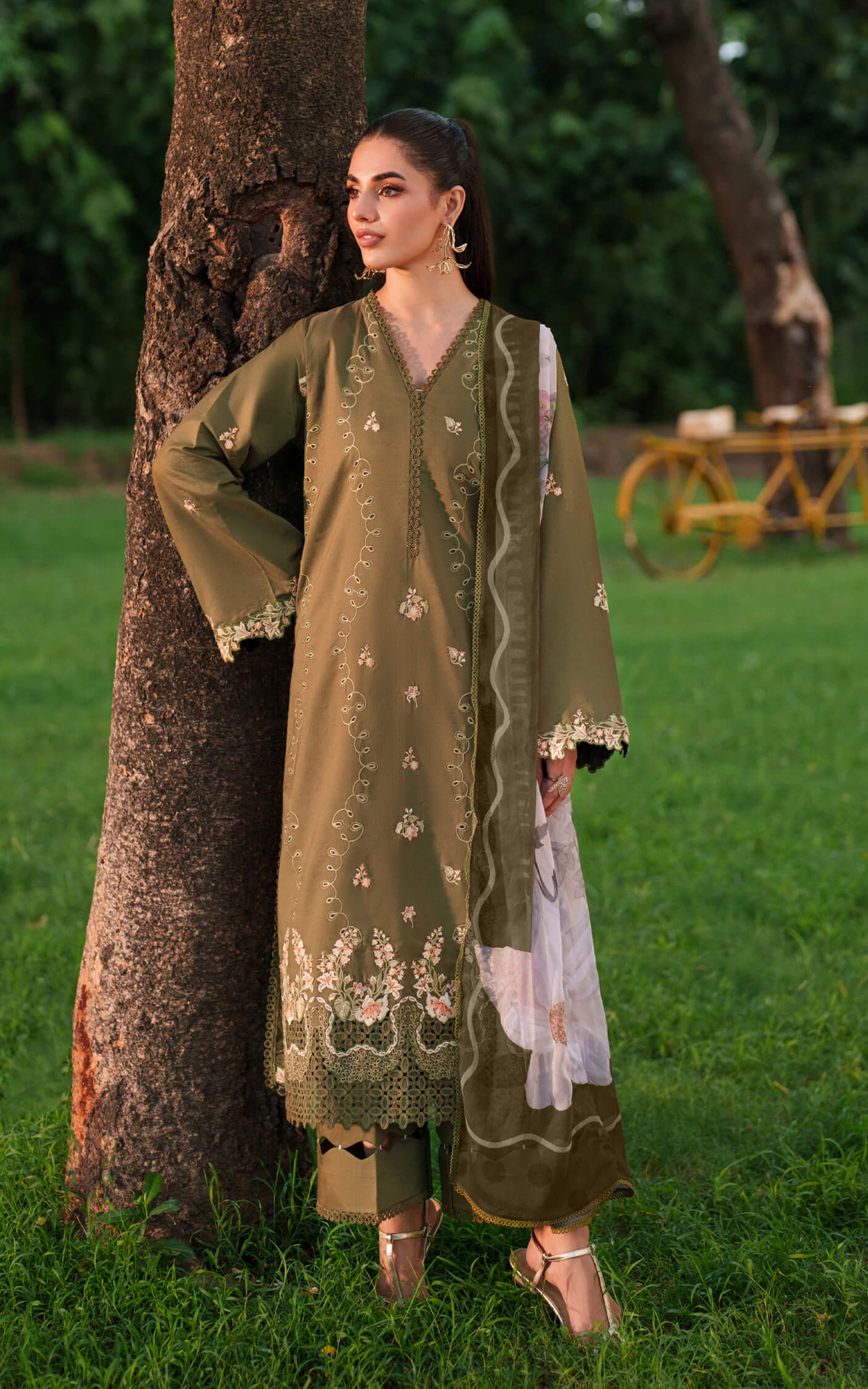 Asifa and Nabeel | Eden Cambric 25 | Gardenia Grace ECU25-09 -  Asifa and Nabeel Ladies Clothes - Original Designer Dress - House of Maryam