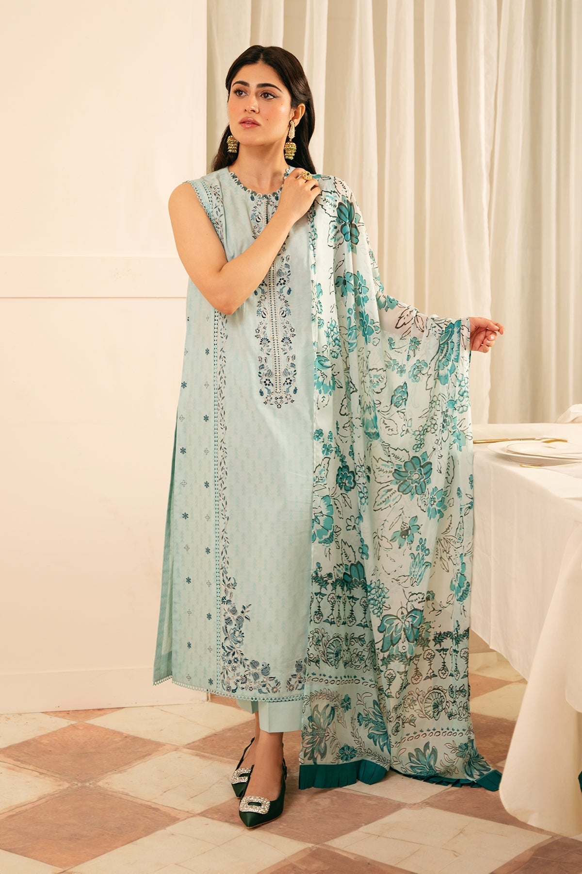 Sahar | Festive Edit | Crystal Sky