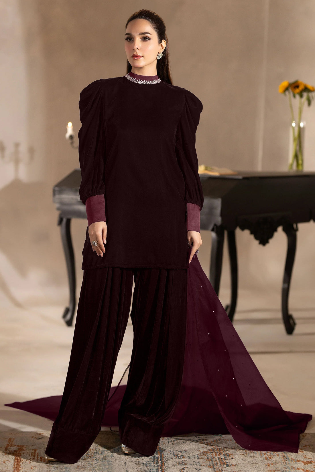 Hana | Mavi Velvets | Royal Reverie - Official Hana - Agha Fabrics UK