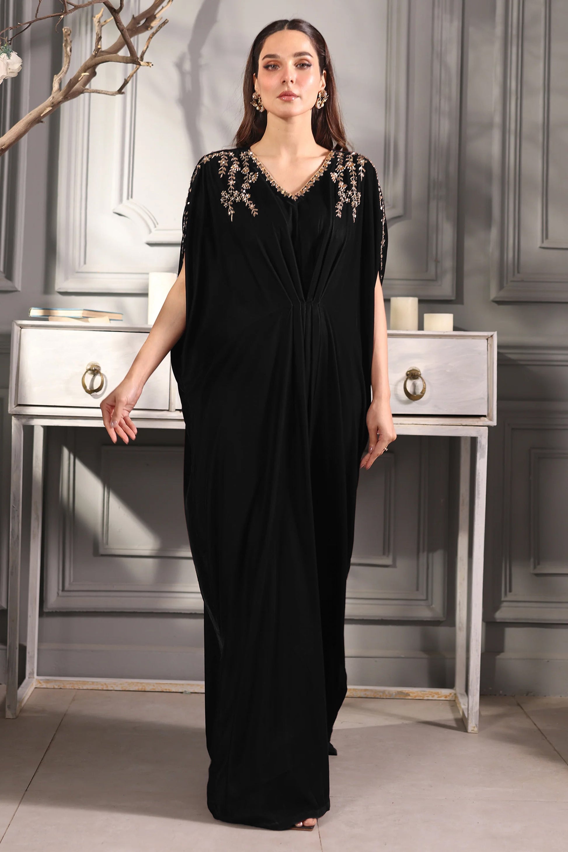 Hana | Mavi Velvets | Majestic Muse - Official Hana - Agha Fabrics UK